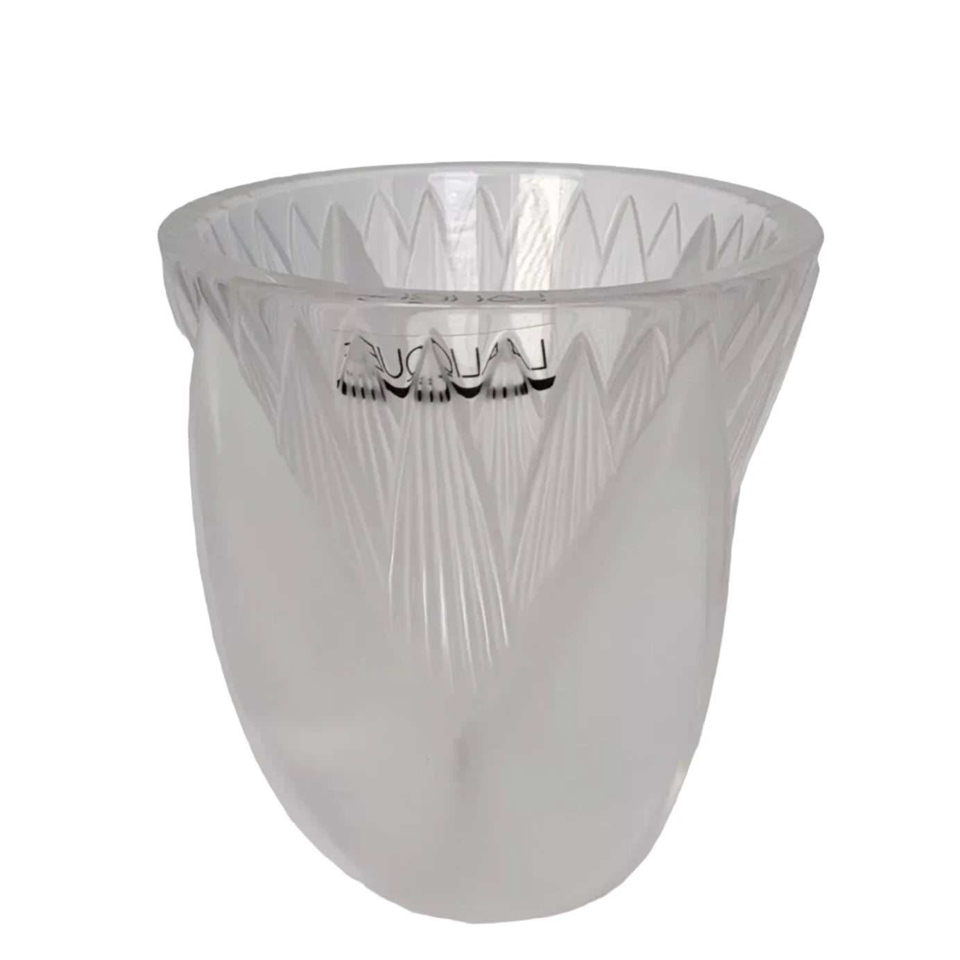 Brand New Lalique Crystal Thebes Vase V02