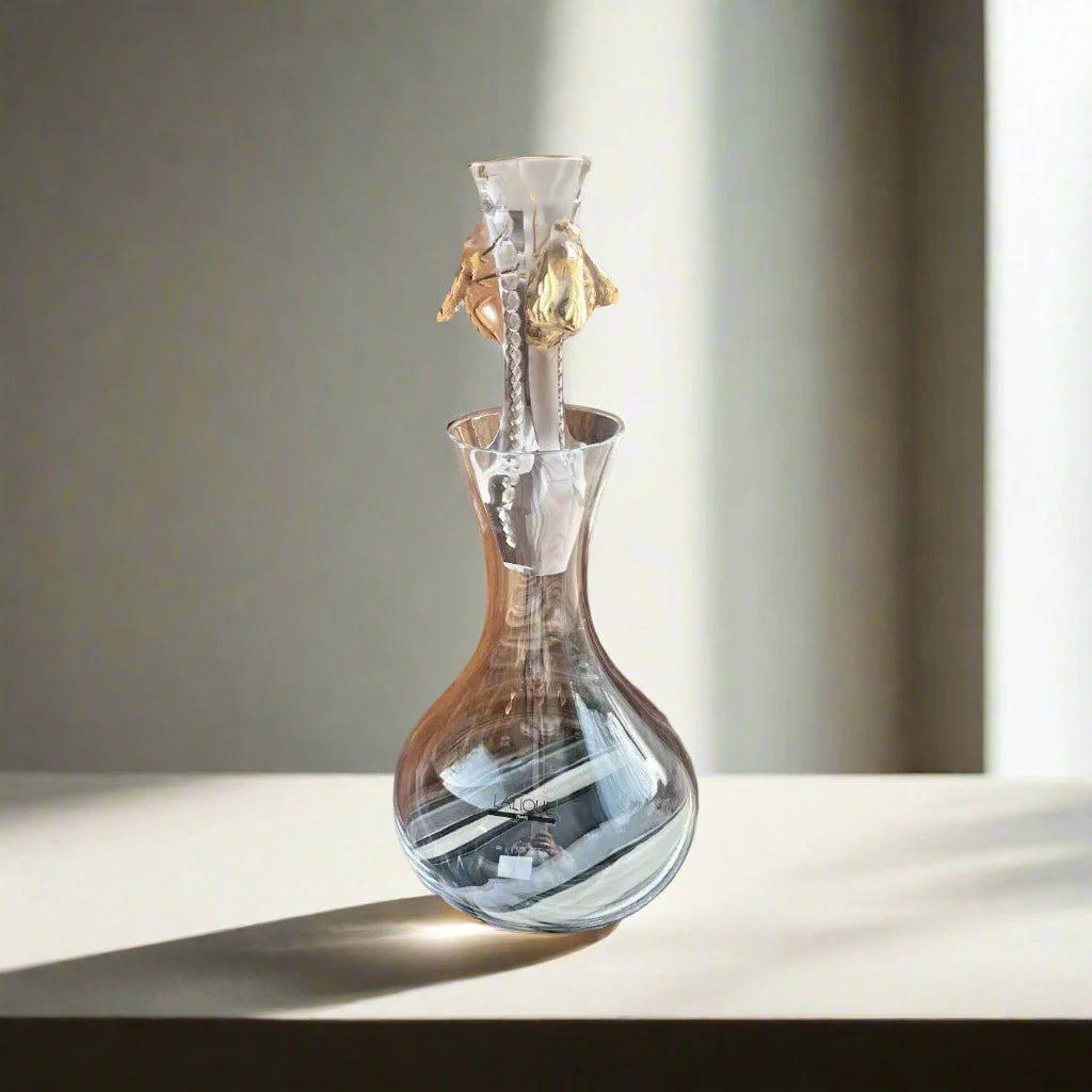 Lalique Carafe Abeilles Gold Decanter 10412300