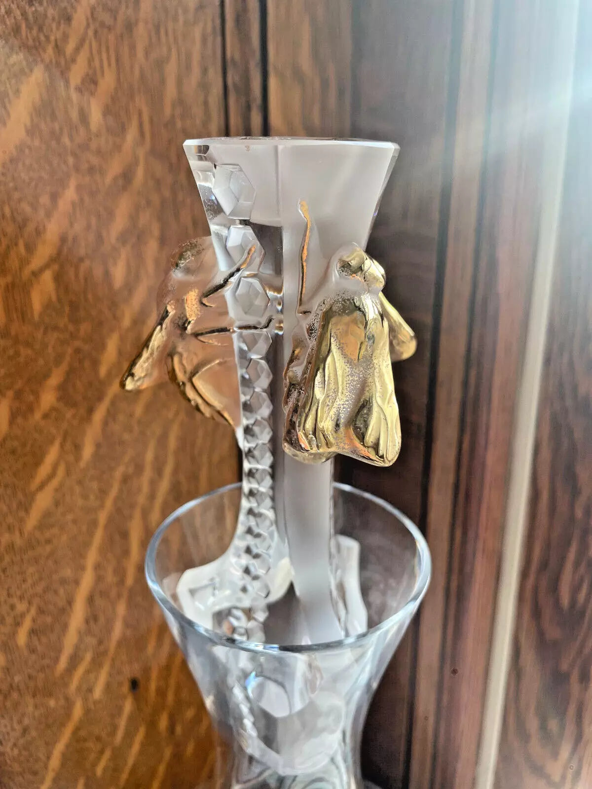 Lalique Carafe Abeilles Gold Decanter 10412300