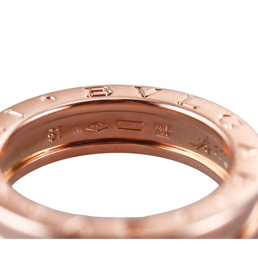 Bvlgari Bulgari B.Zero1 18k Rose Gold Band Ring