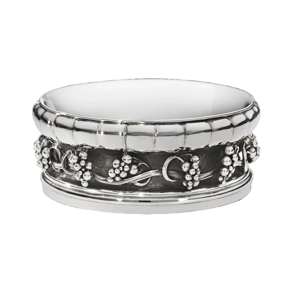 Georg Jensen Sterling Silver Grape Wine Coaster 229