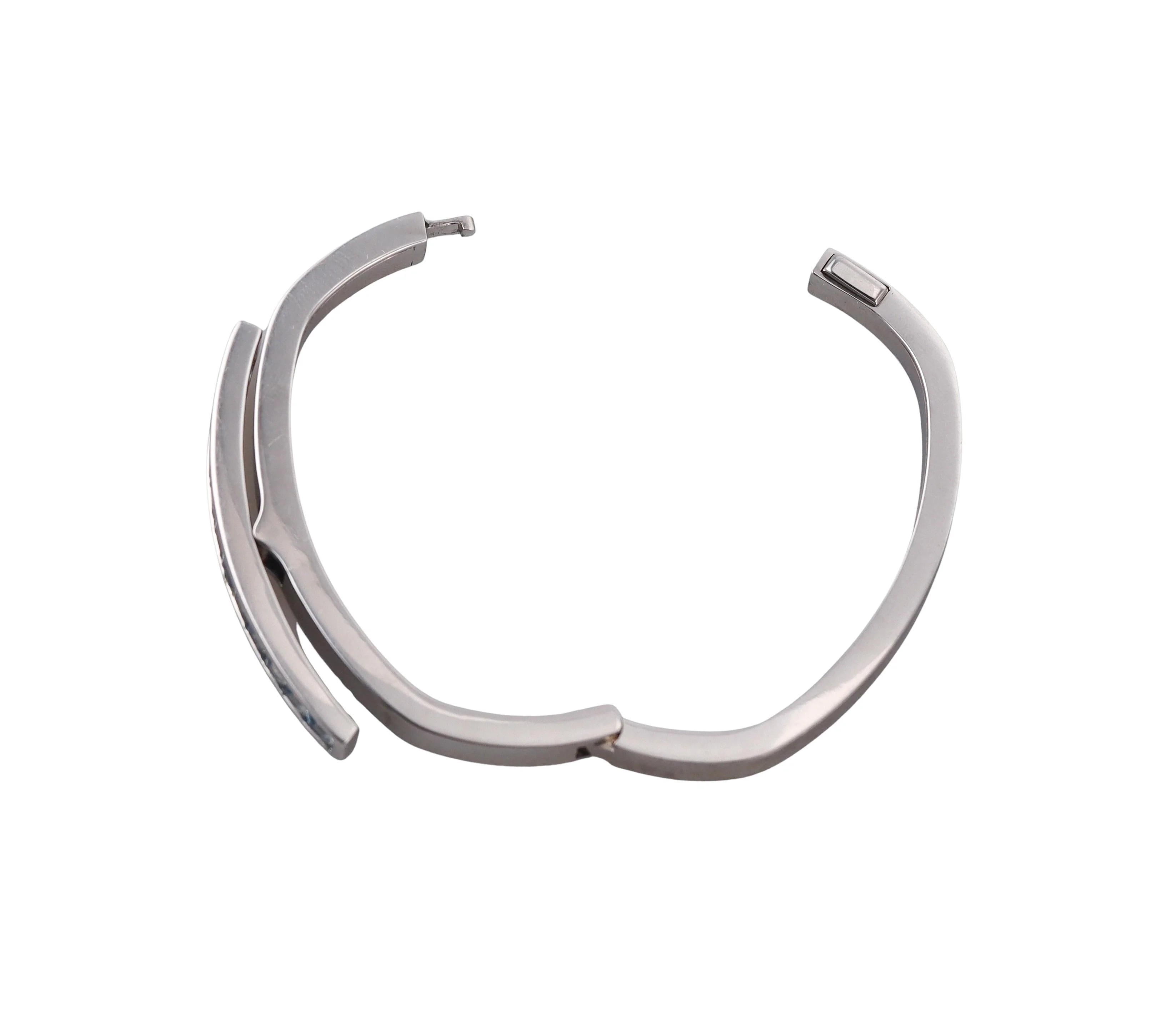 Garrard Blue Topaz Gold Bangle Bracelet