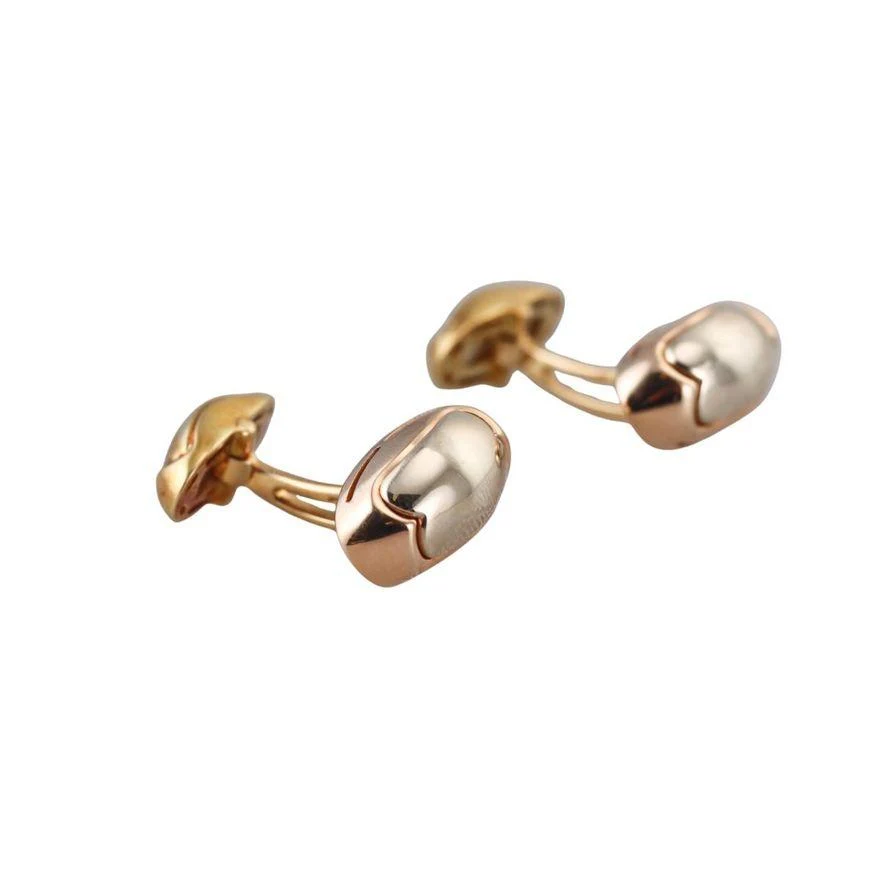 Bvlgari Bulgari 18k Gold Tronchetto Cufflinks