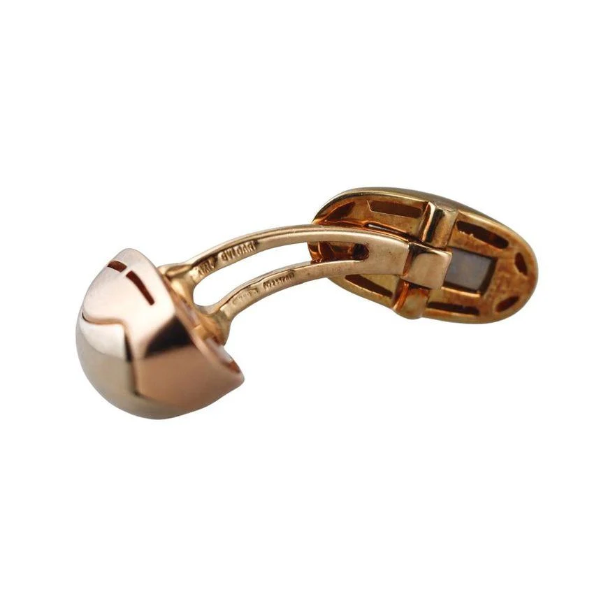 Bvlgari Bulgari 18k Gold Tronchetto Cufflinks