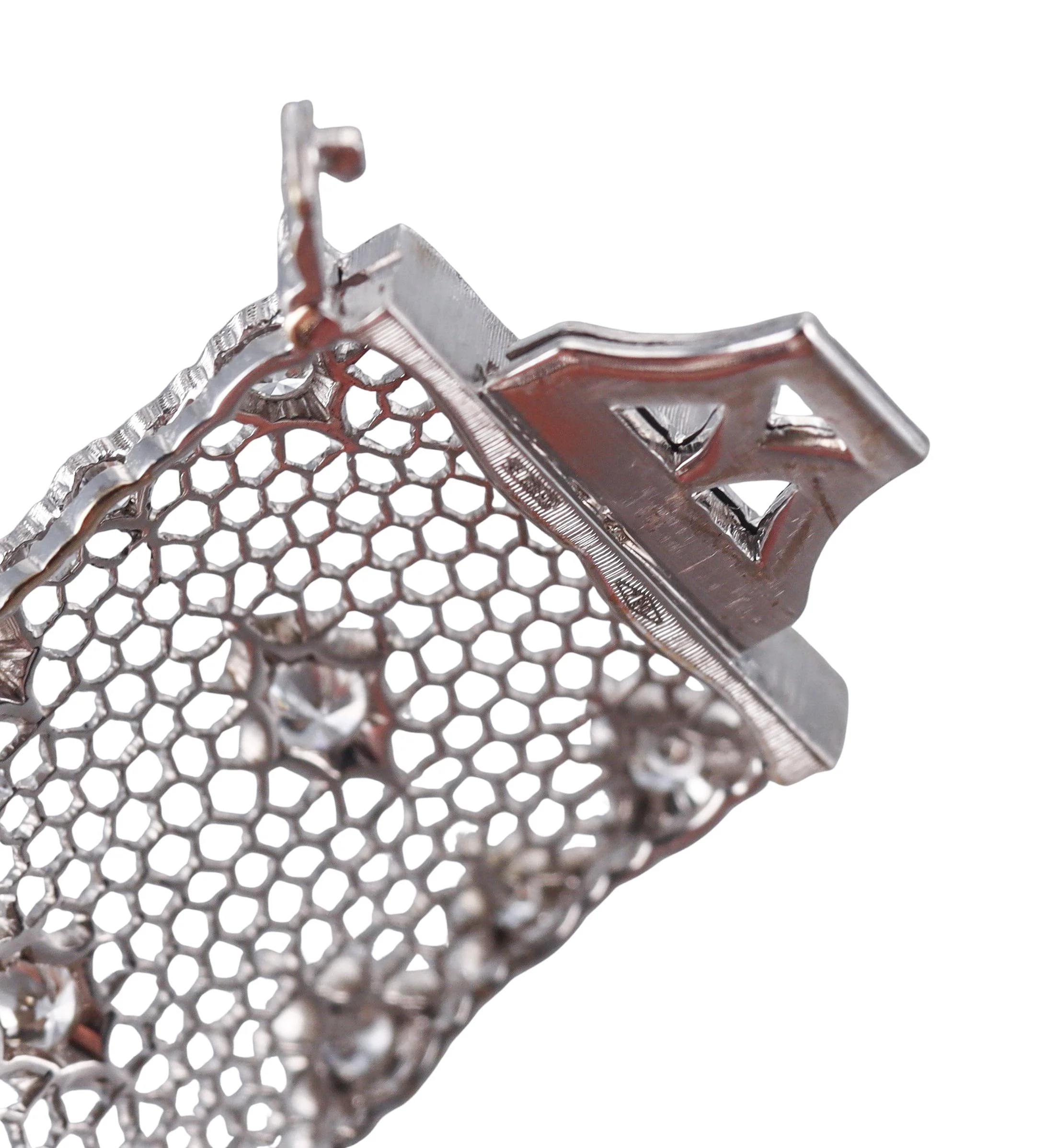 Buccellati Gold Tulle Broccato Diamond Bangle Bracelet