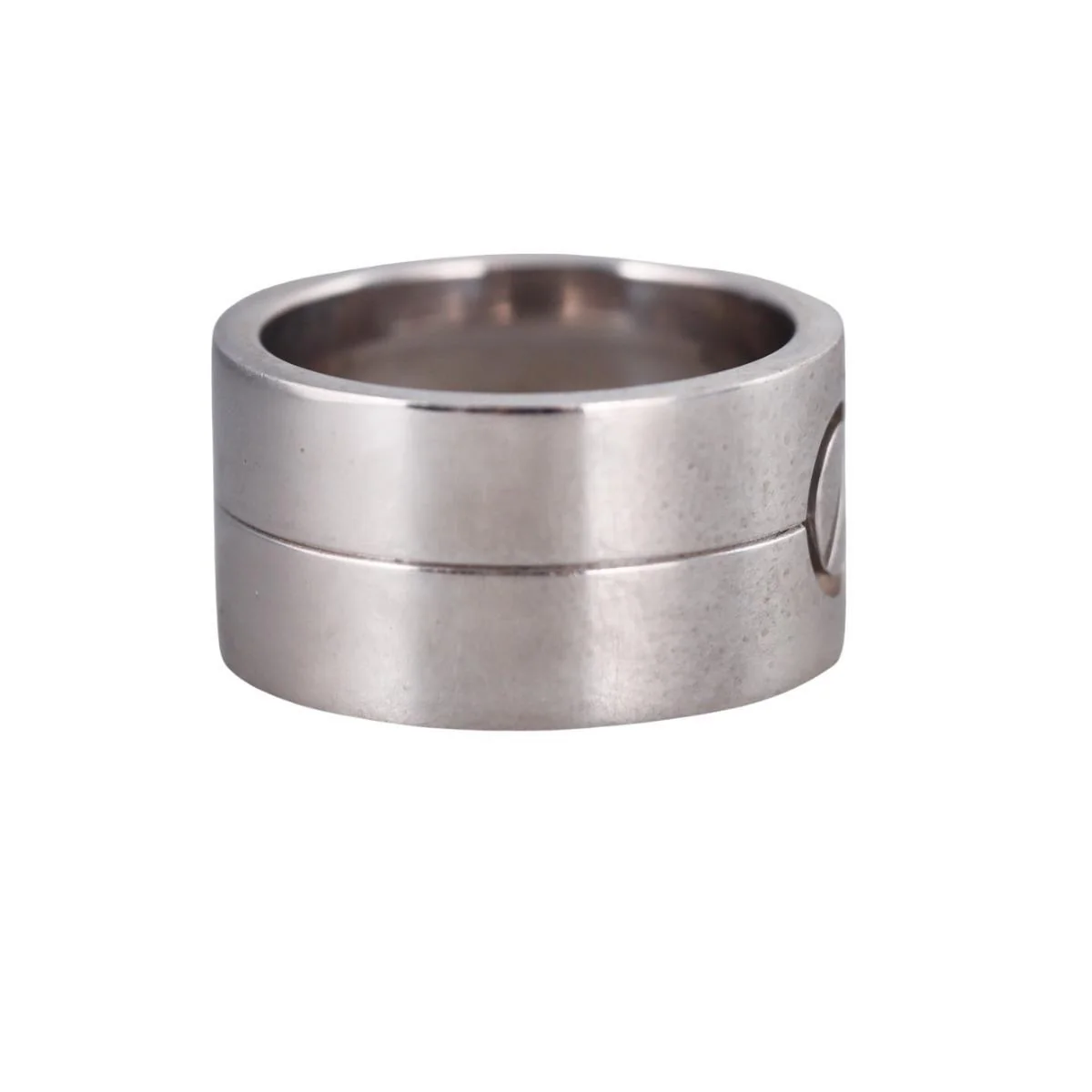 Cartier Love White Gold Wide Band Ring