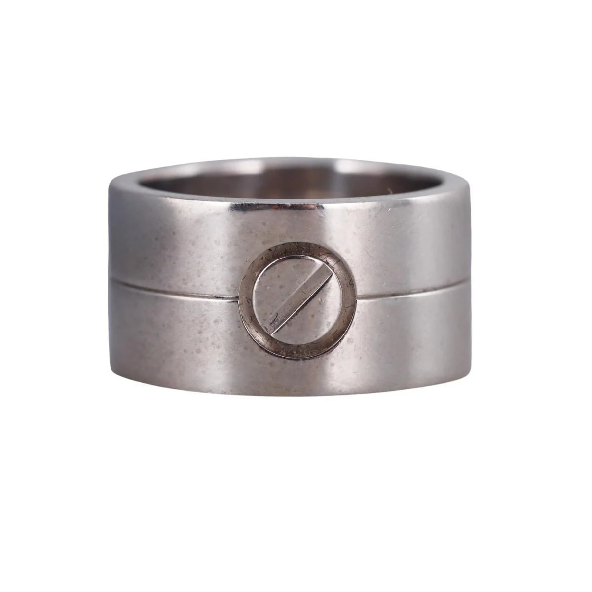 Cartier Love White Gold Wide Band Ring