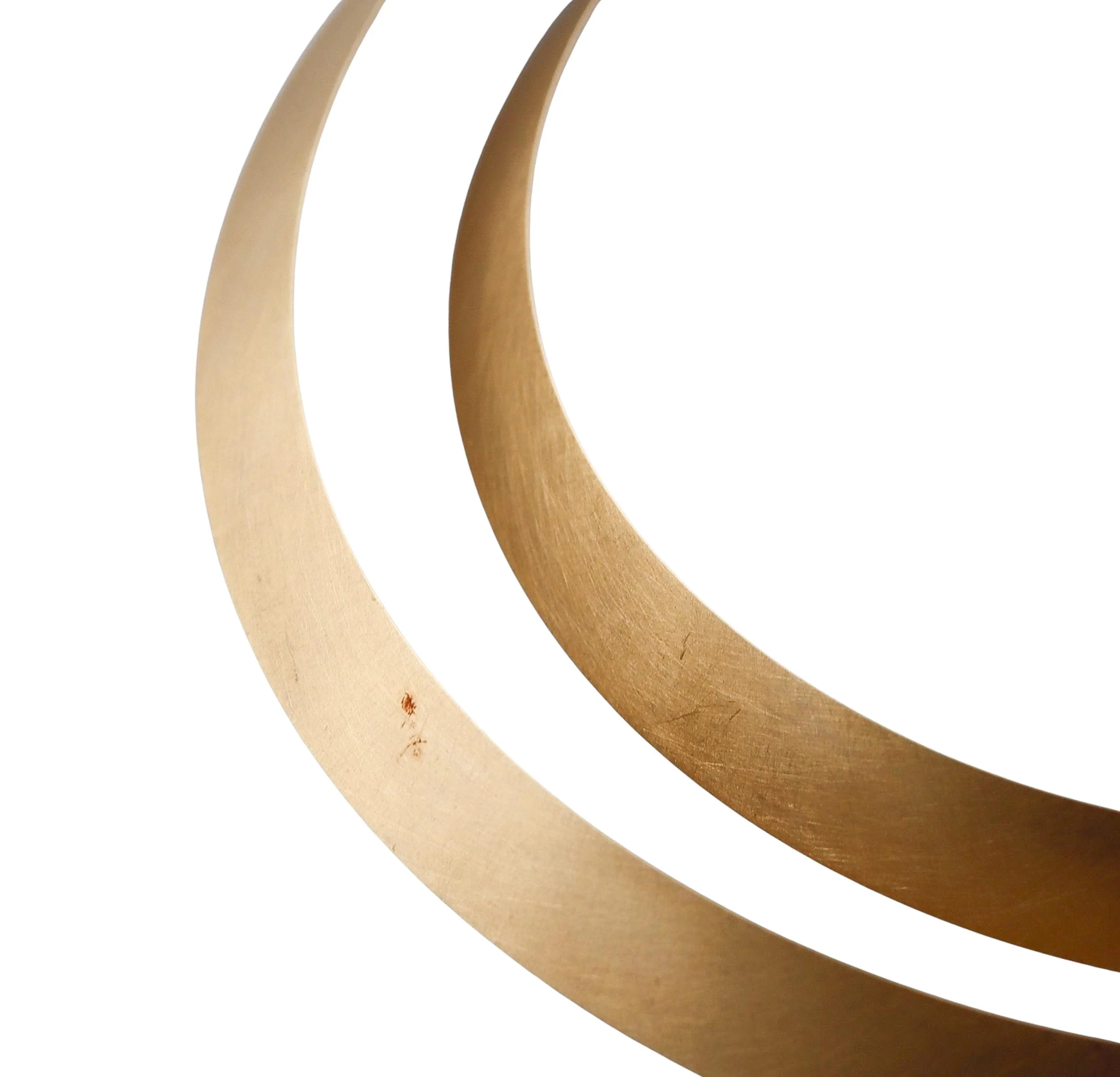 Niessing Modernist 2000s Gold Double "Bow" Necklace