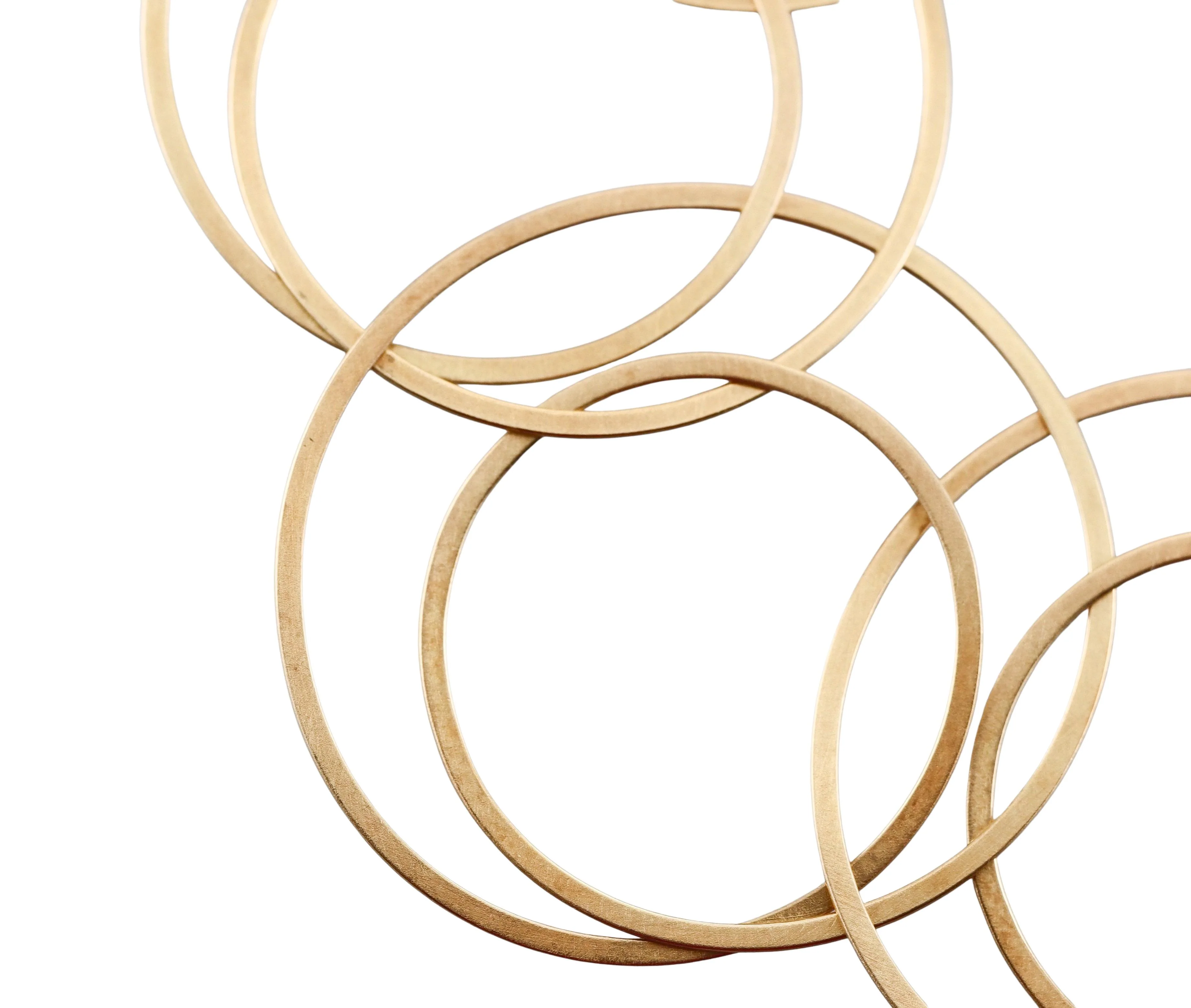 Niessing Modernist 2000s Gold Circle Link Bracelet