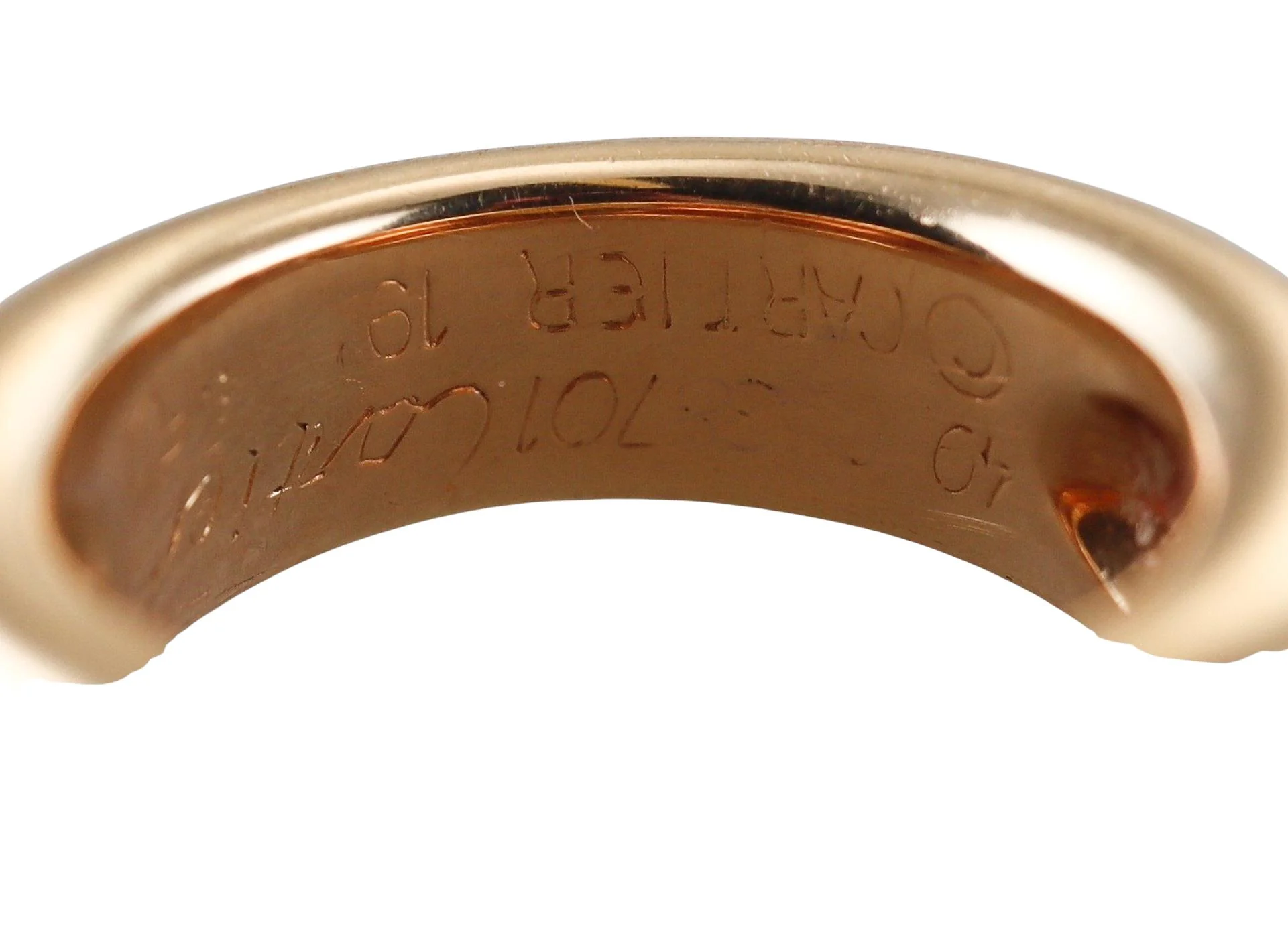 Cartier Ellipse Citrine Gold Ring