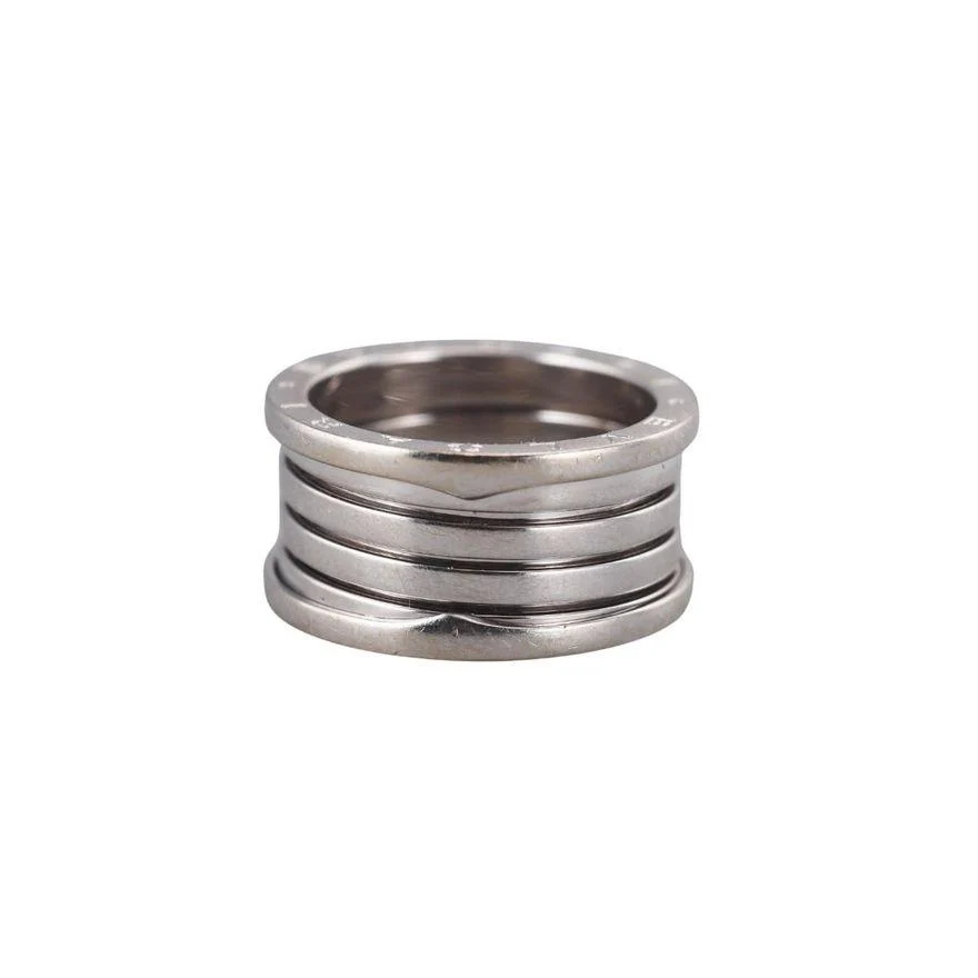 Bvlgari Bulgari B.Zero1 18k White Gold Band Ring