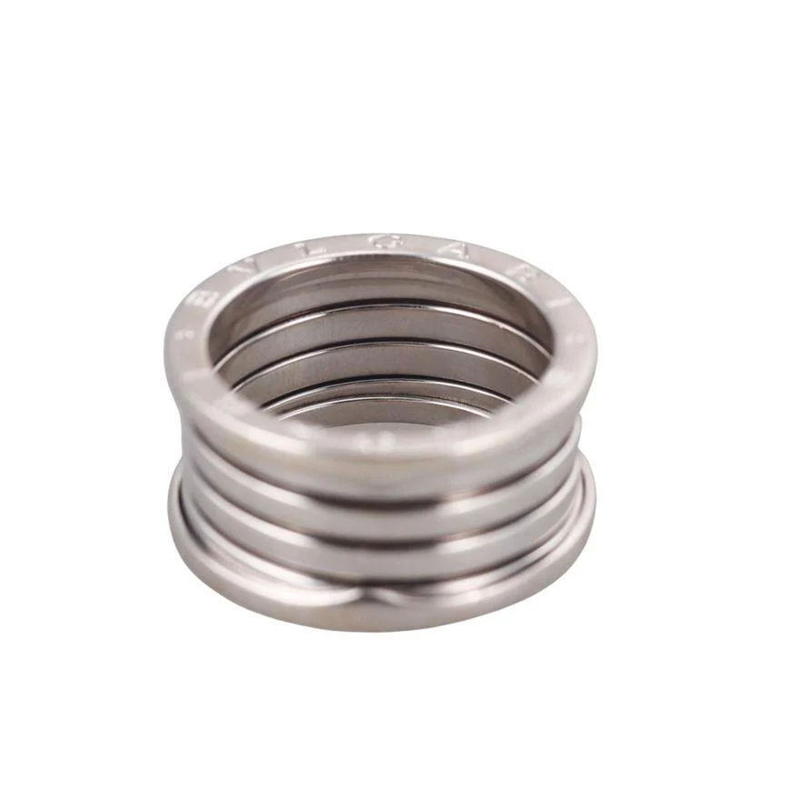 Bvlgari Bulgari B.Zero1 18k White Gold Band Ring