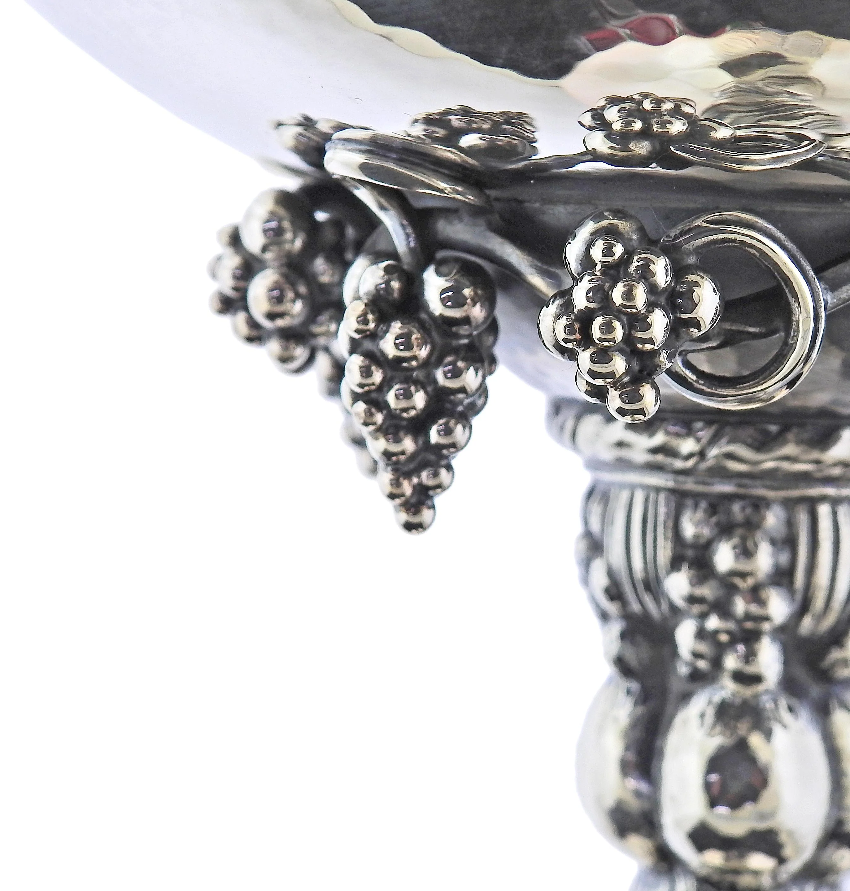 Georg Jensen Sterling Silver Large Grape Bowl 263B