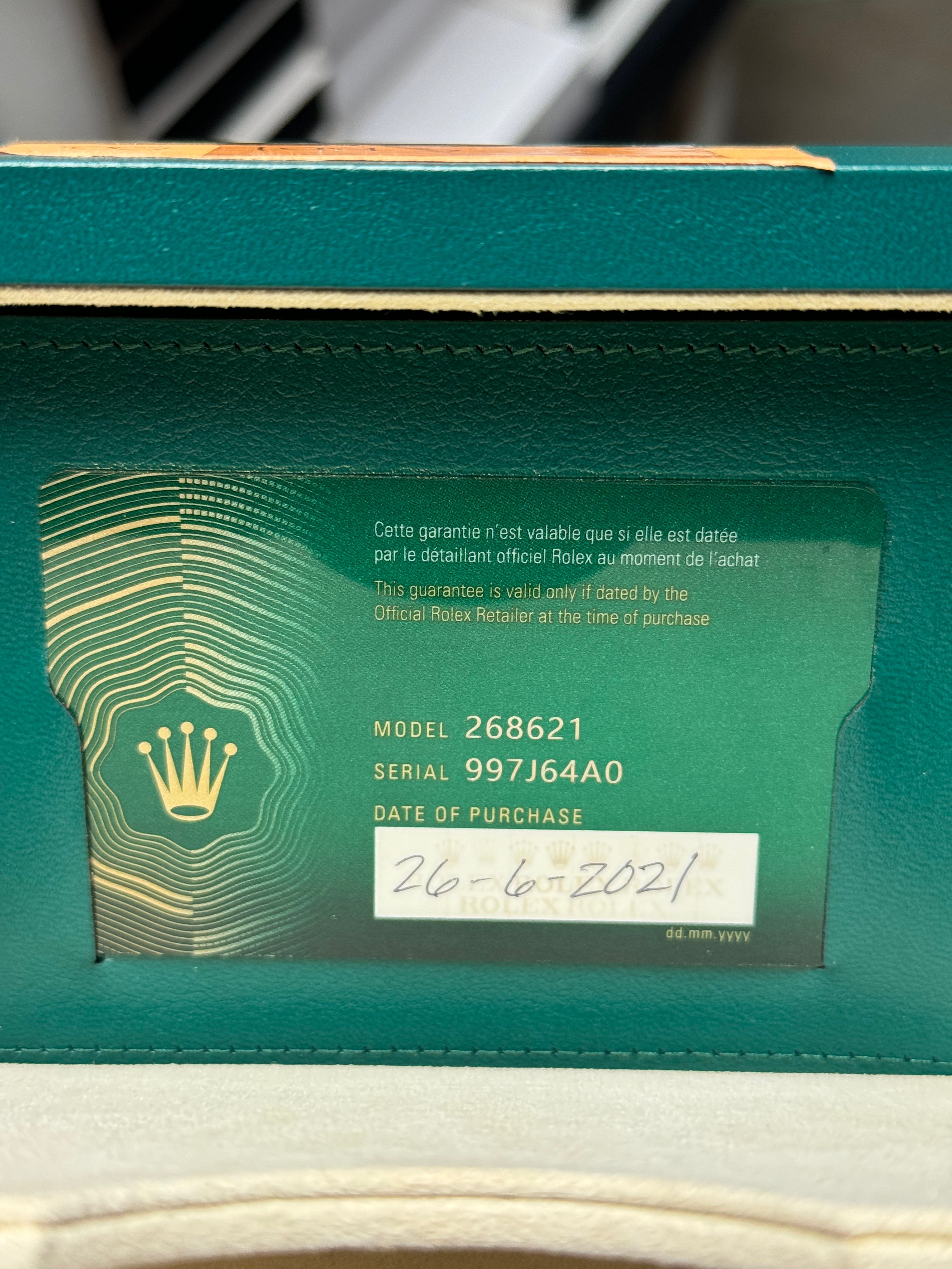 Rolex Yacht-Master 37mm Two Tone Automatic Watch M268621