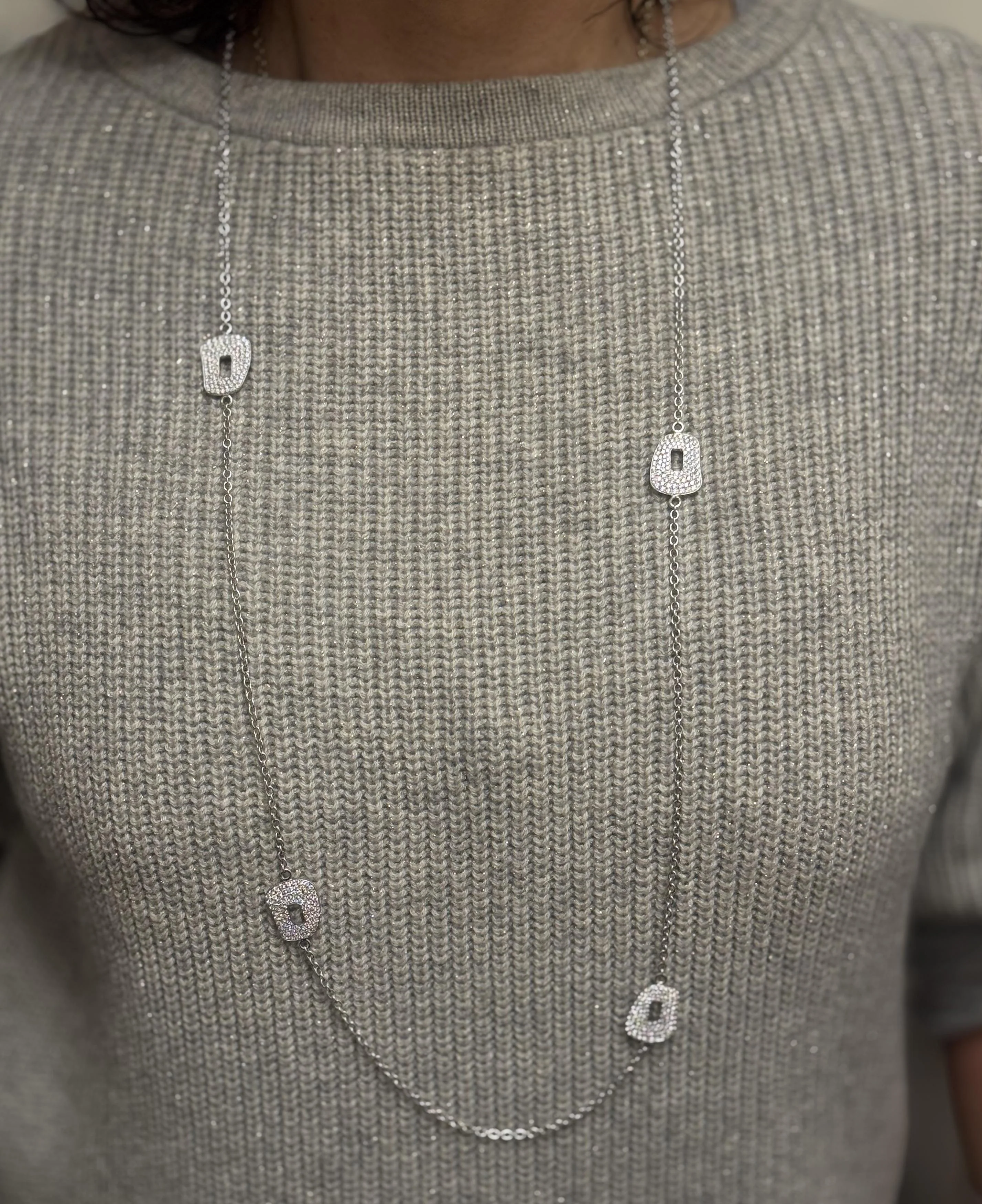 Mattioli Puzzle Sautoir Diamond Gold Necklace