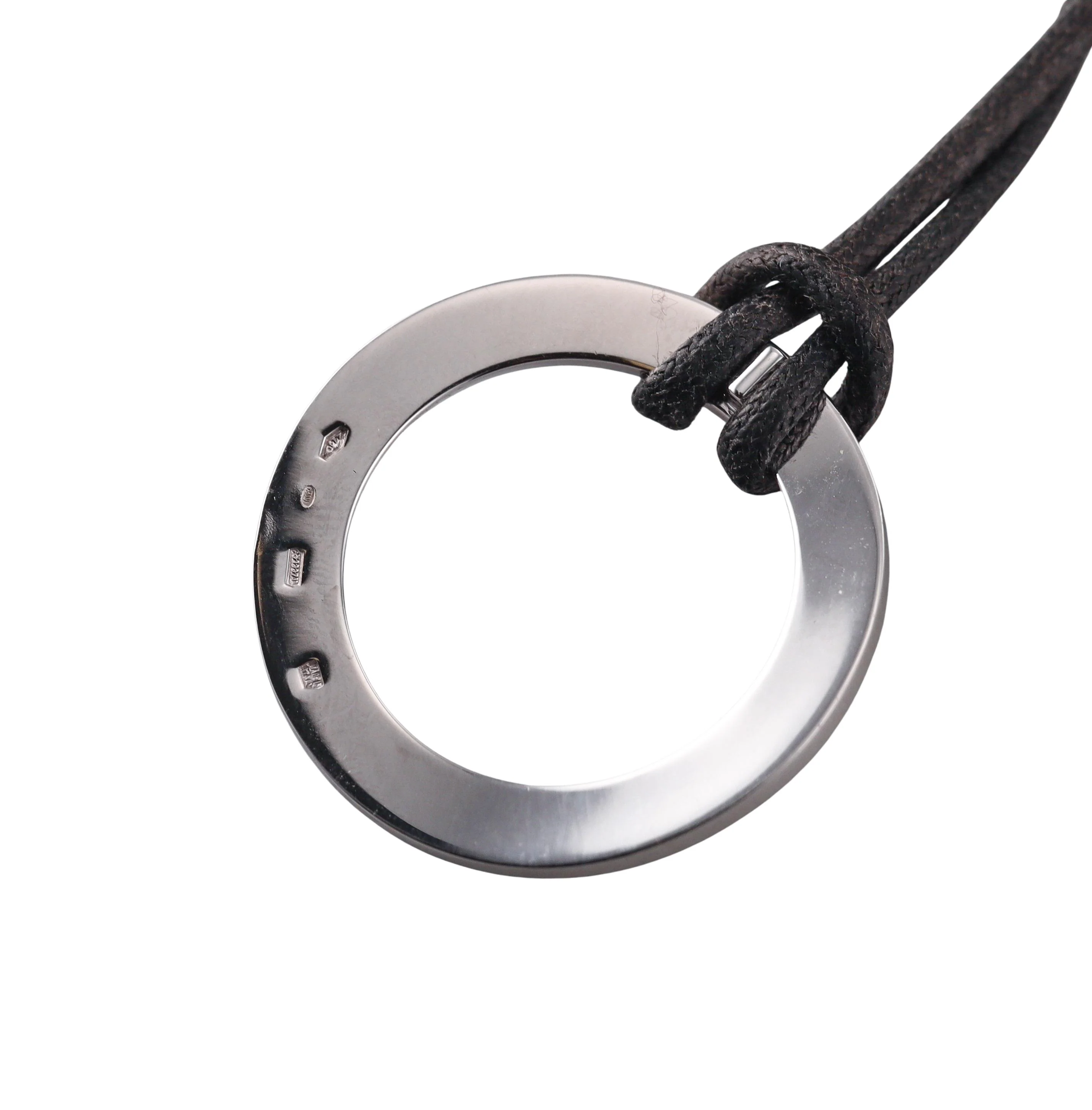 Bulgari Gold Pendant Cord Necklace