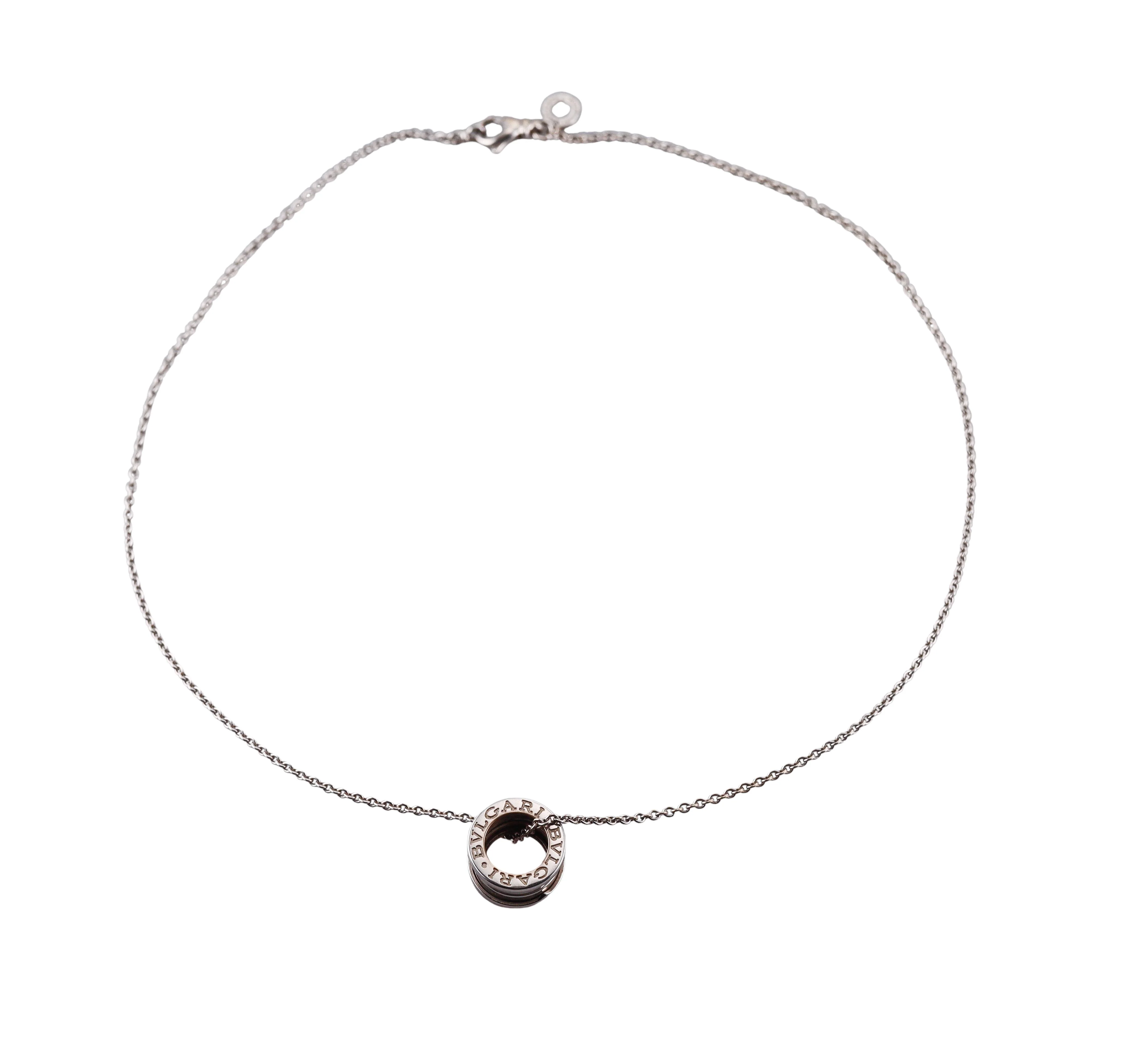 Bulgari B.Zero1 Gold Pendant Necklace