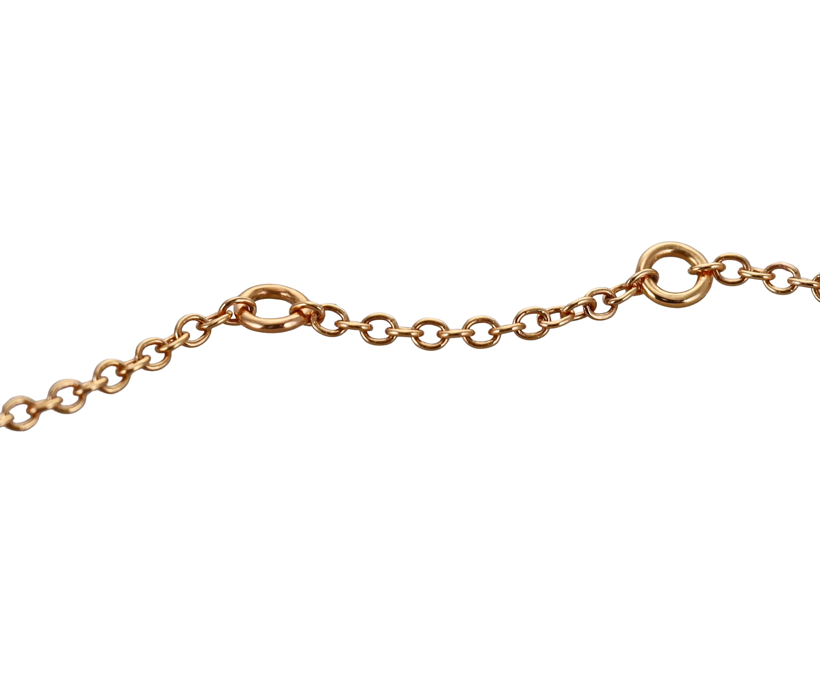 Pomellato Capri Rose Gold Onyx Black Diamond Pendant Necklace
