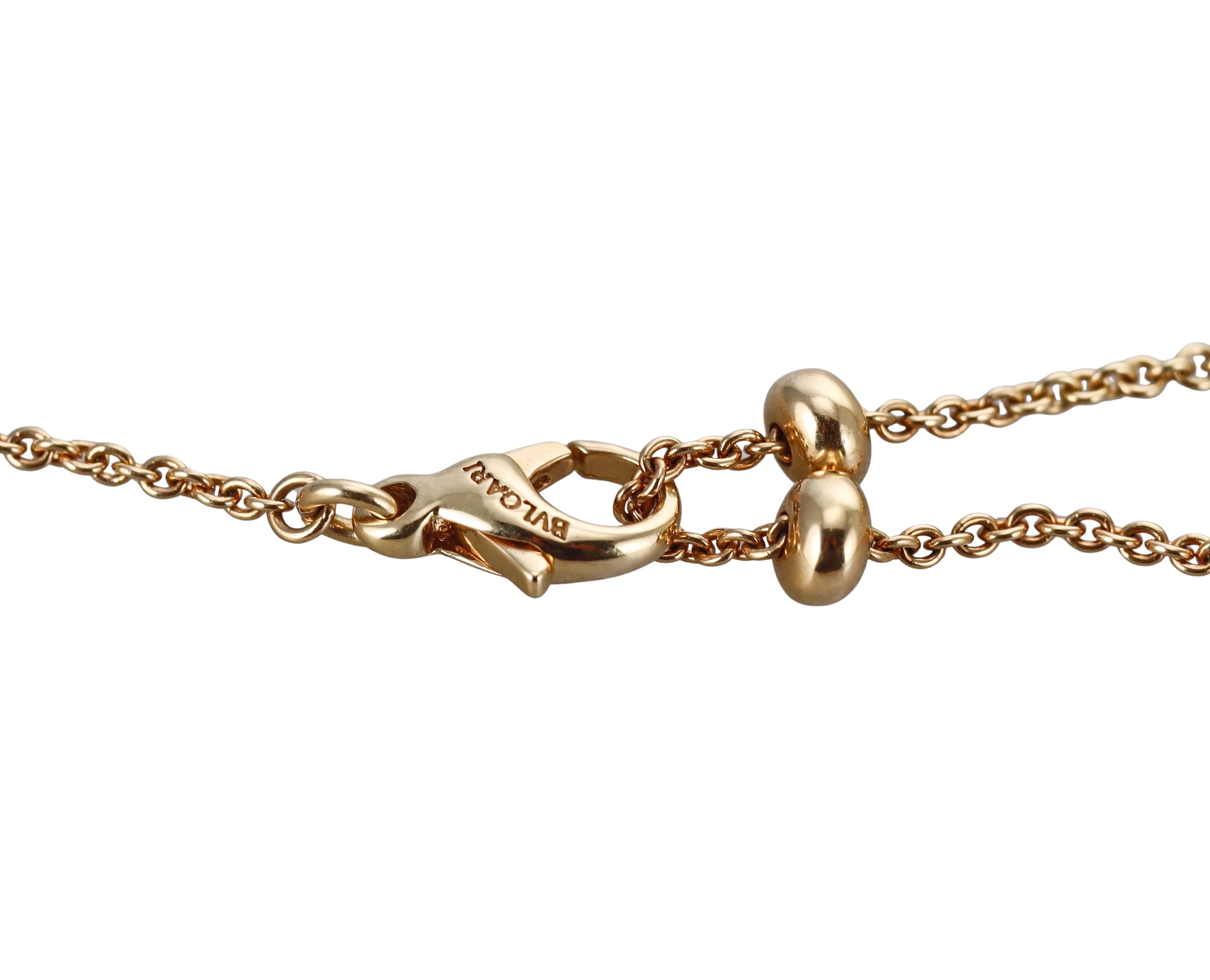 Bulgari Allegra Diamond Gemstone Pearl Pendant Necklace