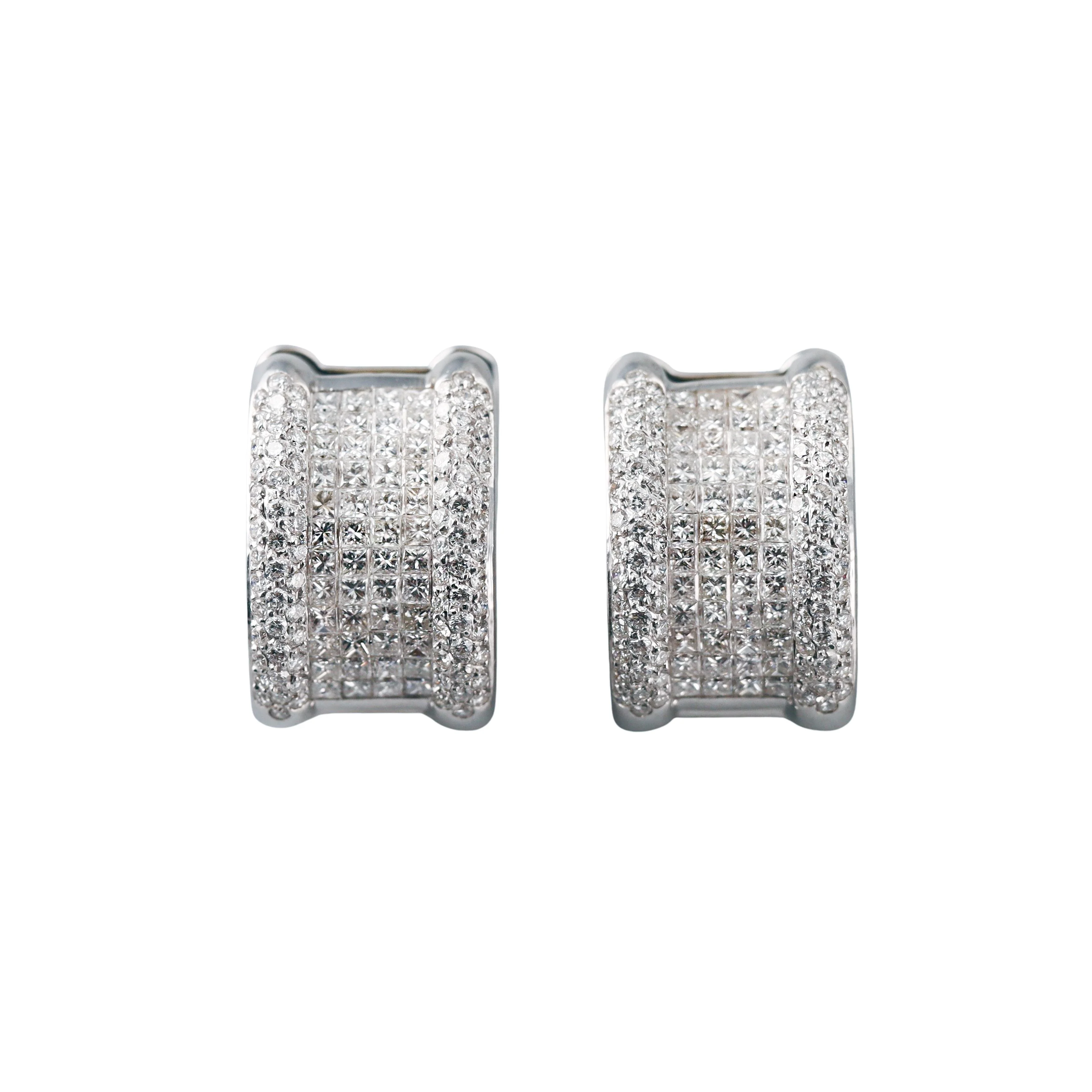 Le Vian 6ctw Diamond Gold Hoop Earrings