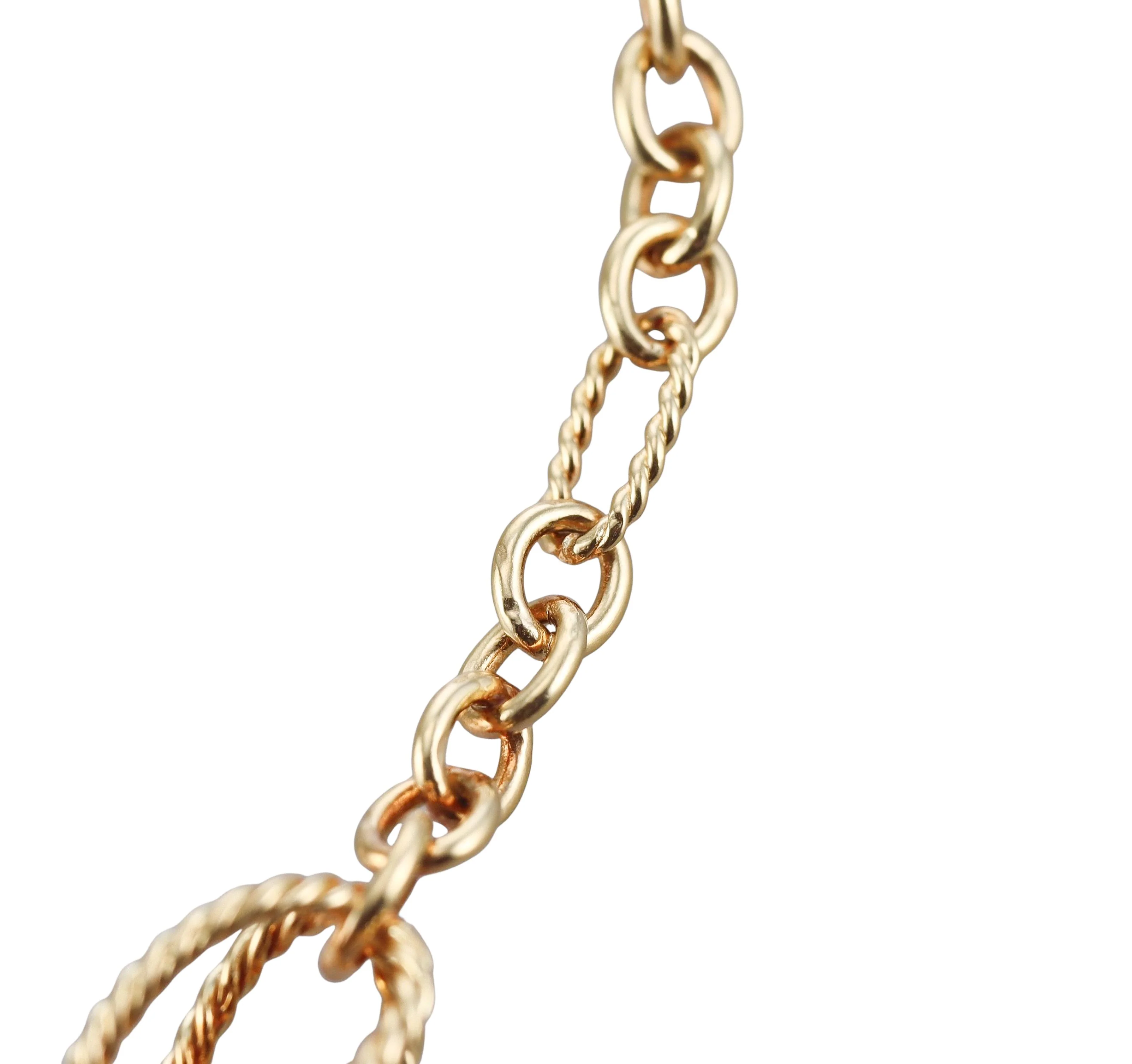 David Yurman Lantana Gold Toggle Necklace