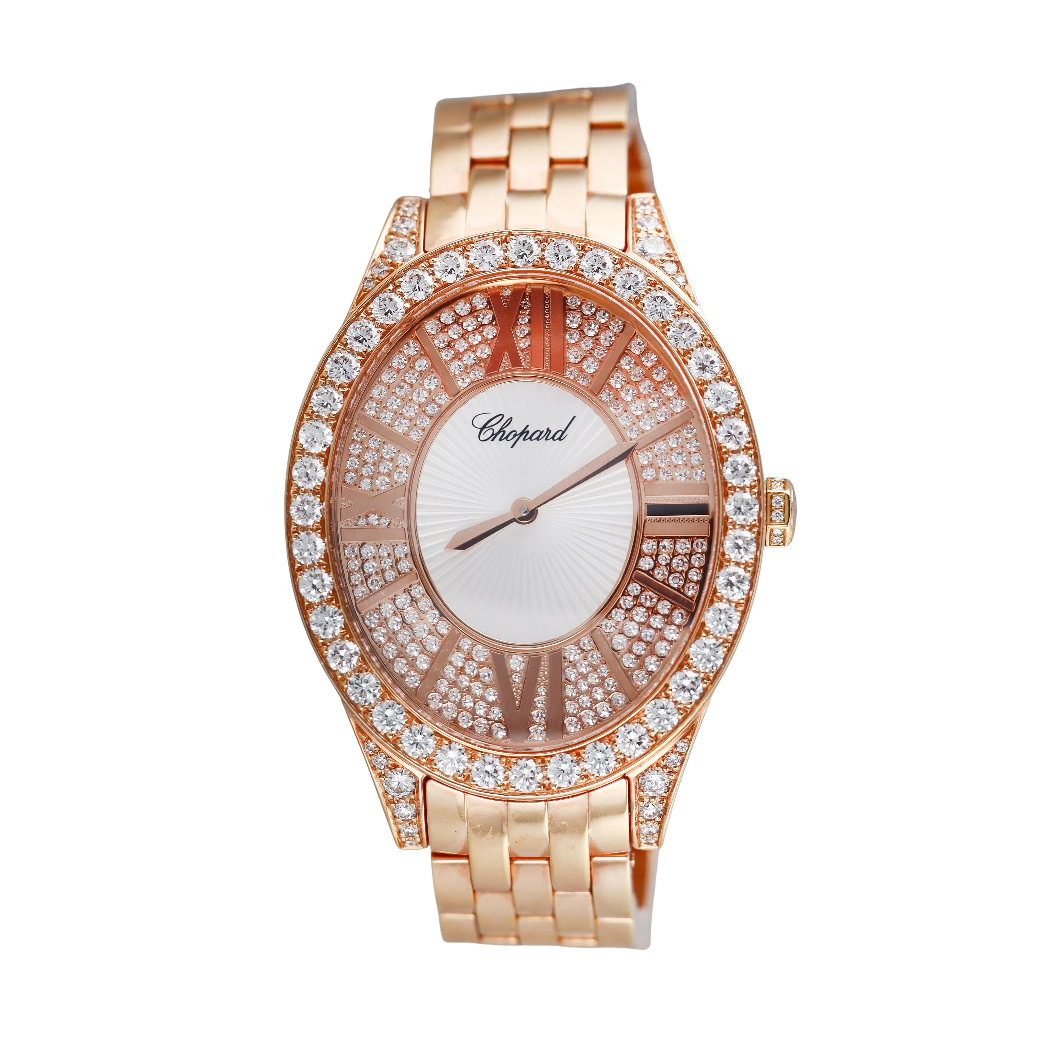 Chopard LHeure Du Diamant Rose Gold Diamond Watch