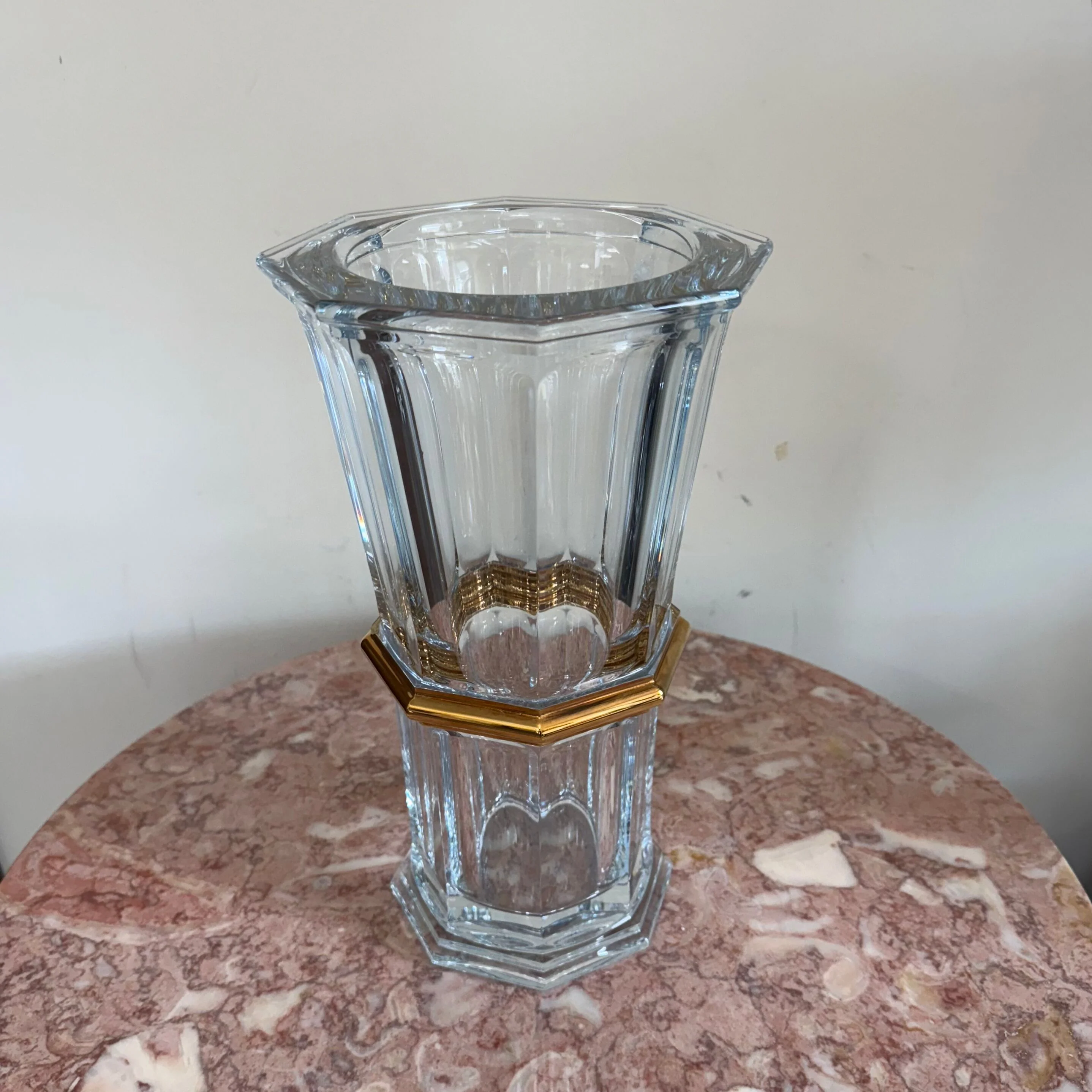 New Baccarat Vase Droit 320 Gold 2814497