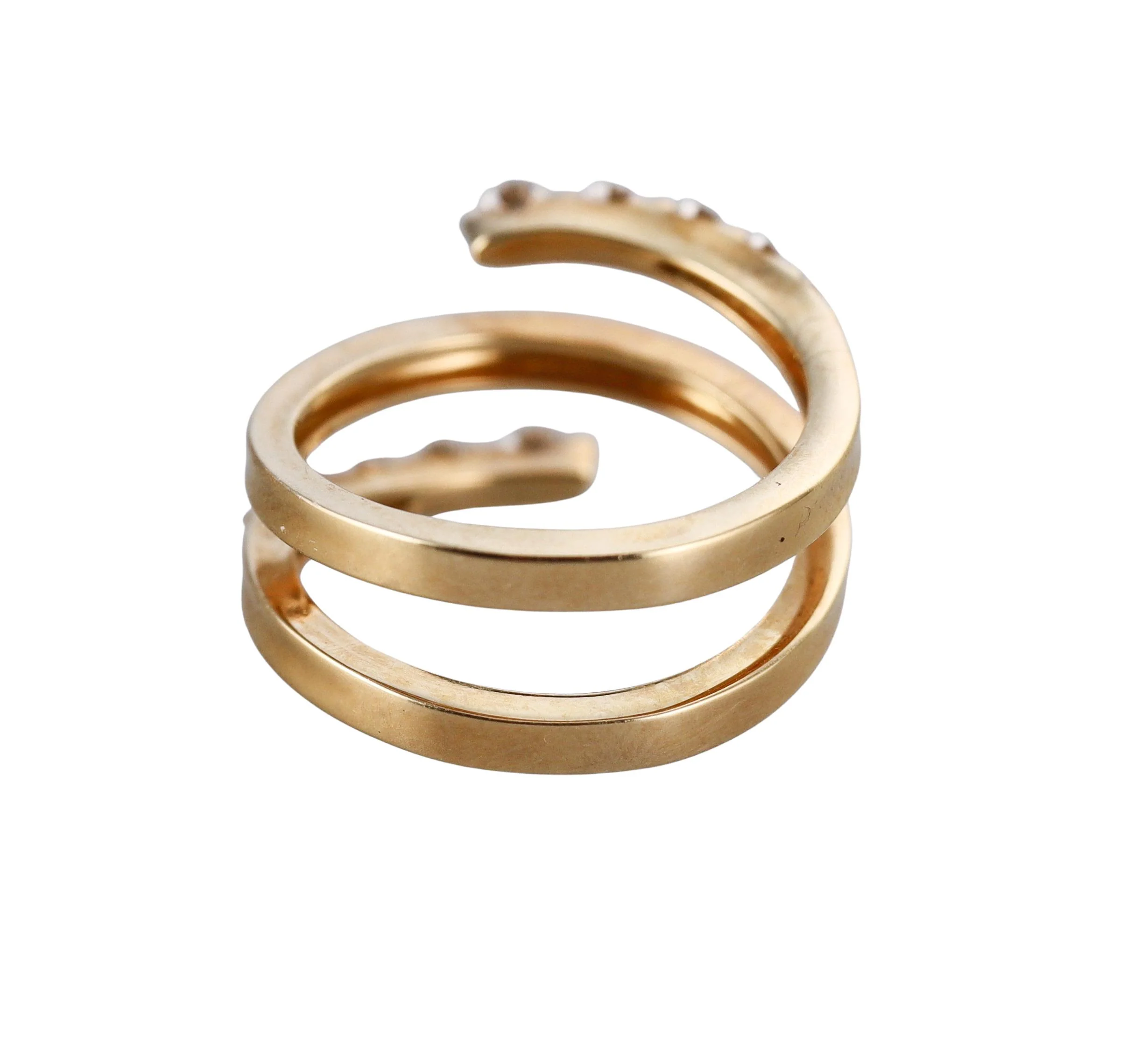 Mattioli Aspis Yellow Gold Diamond Ring