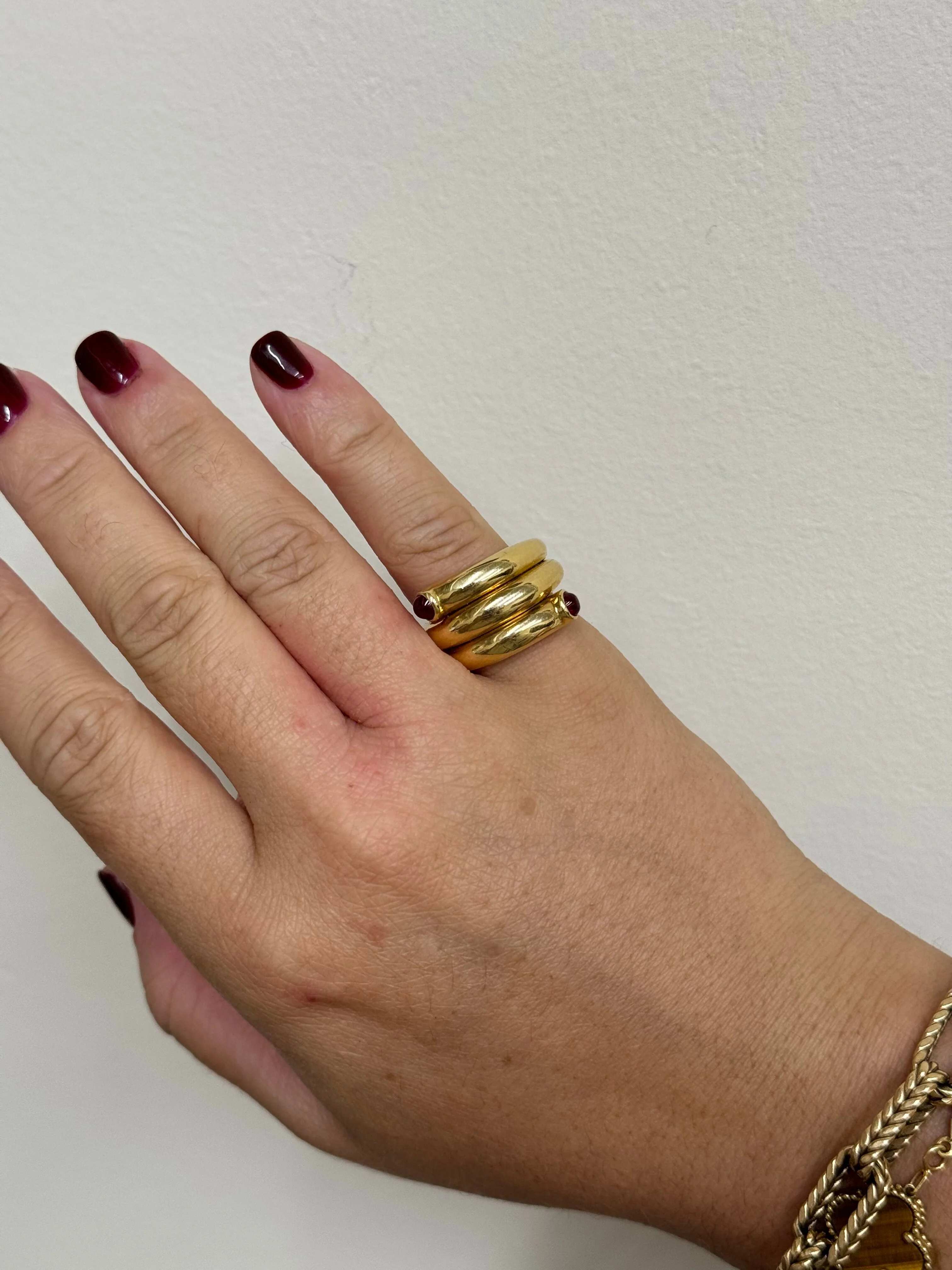 Tiffany Co Schlumberger Ruby Gold Wrap Ring