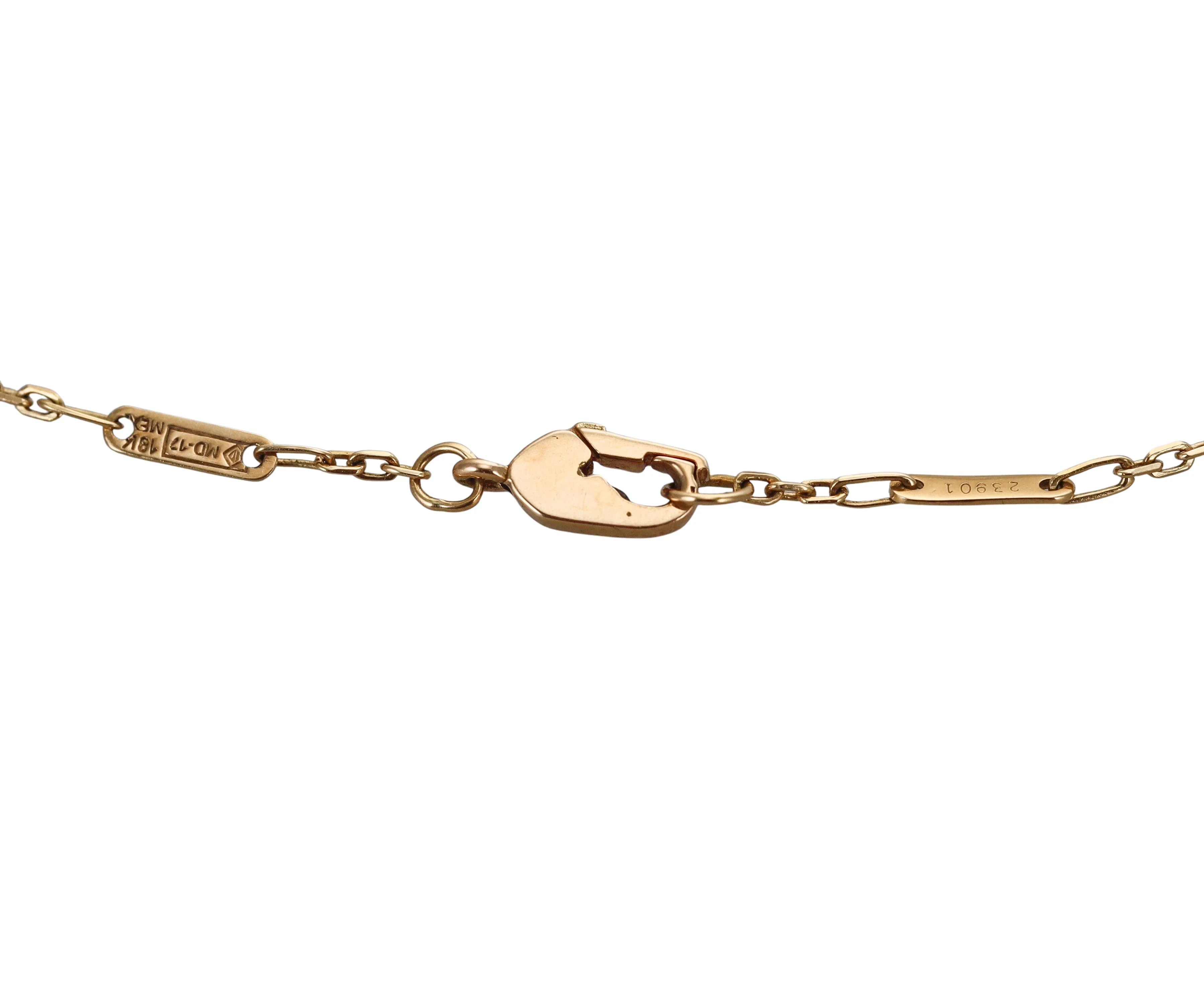 Carrera y Carrera Diamond Ruby Gold Nude Figure Pendant Necklace