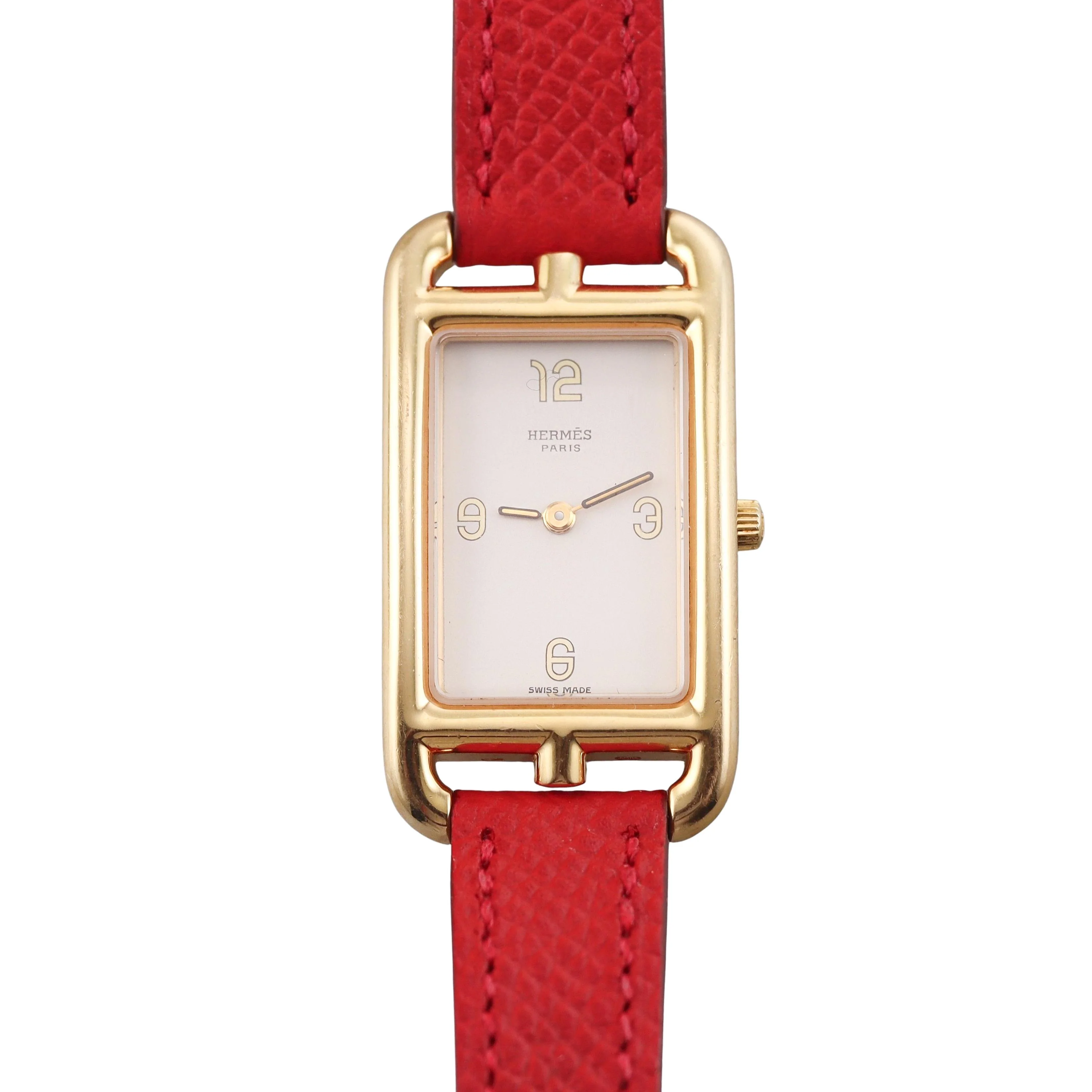Hermes Nantucket Yellow Gold Ladies Watch