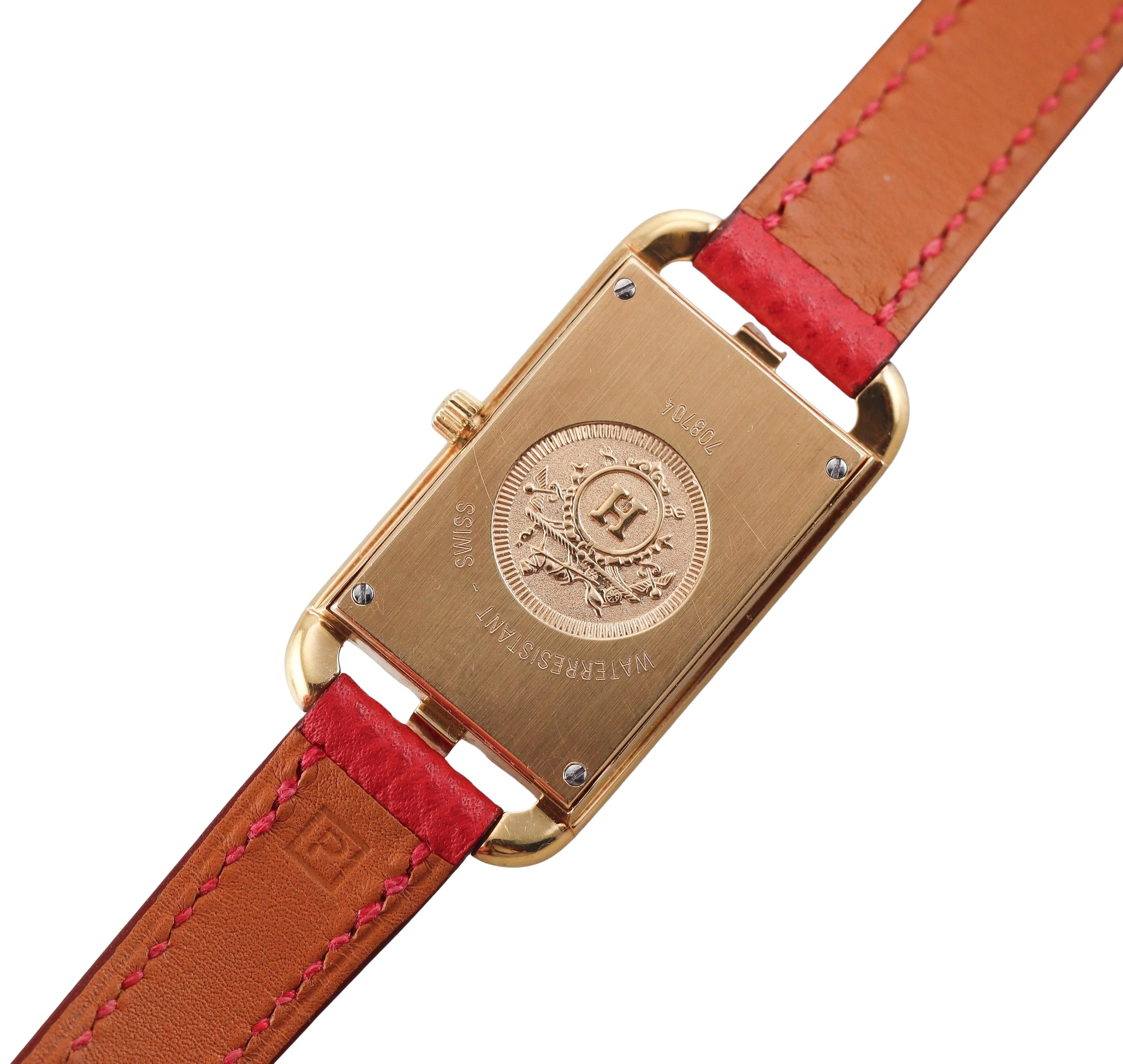 Hermes Nantucket Yellow Gold Ladies Watch
