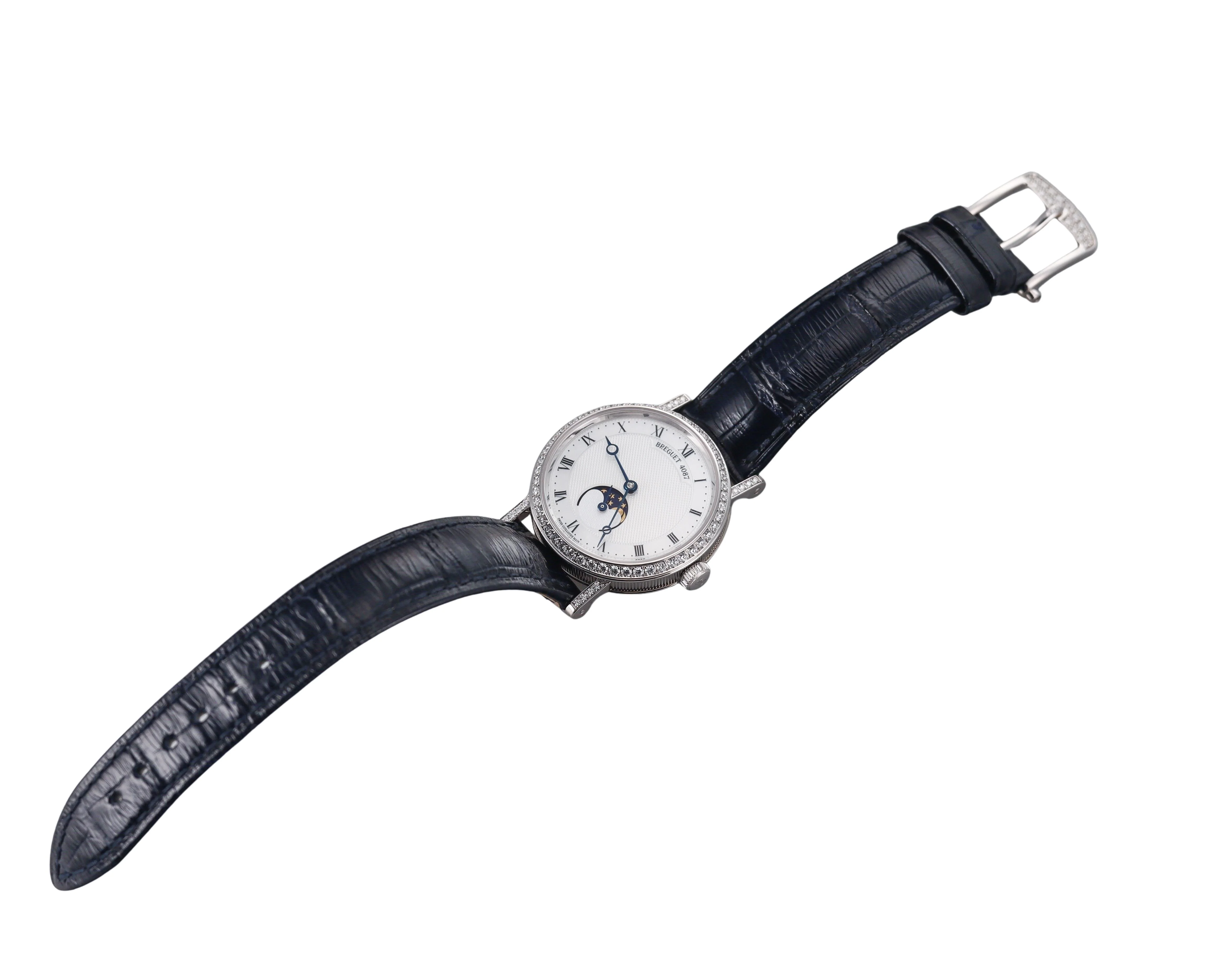 Breguet Classique Phase de Lune 9088 Gold Diamond Watch G9088BB/52