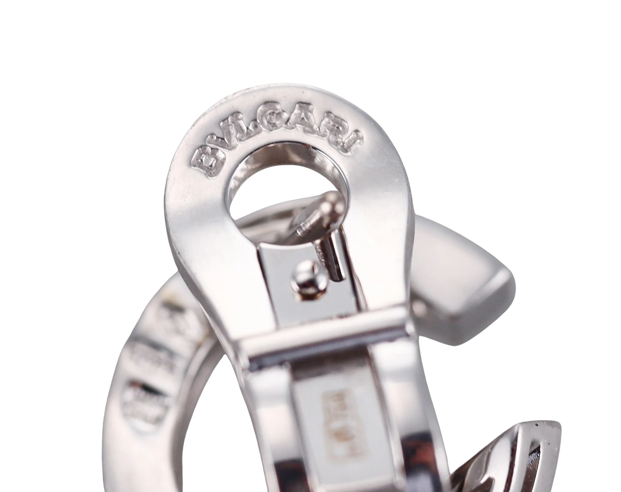 Bulgari Cerchi Astrale Diamond Gold Drop Earrings