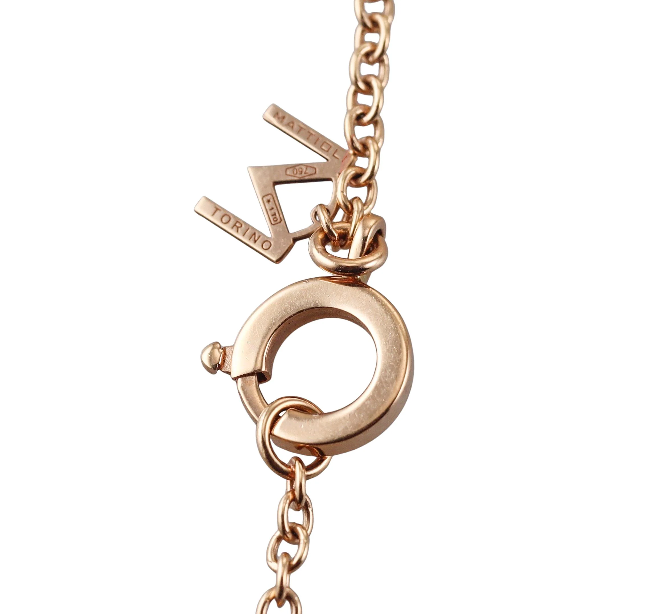 Mattioli Puzzle Onyx Gold Necklace