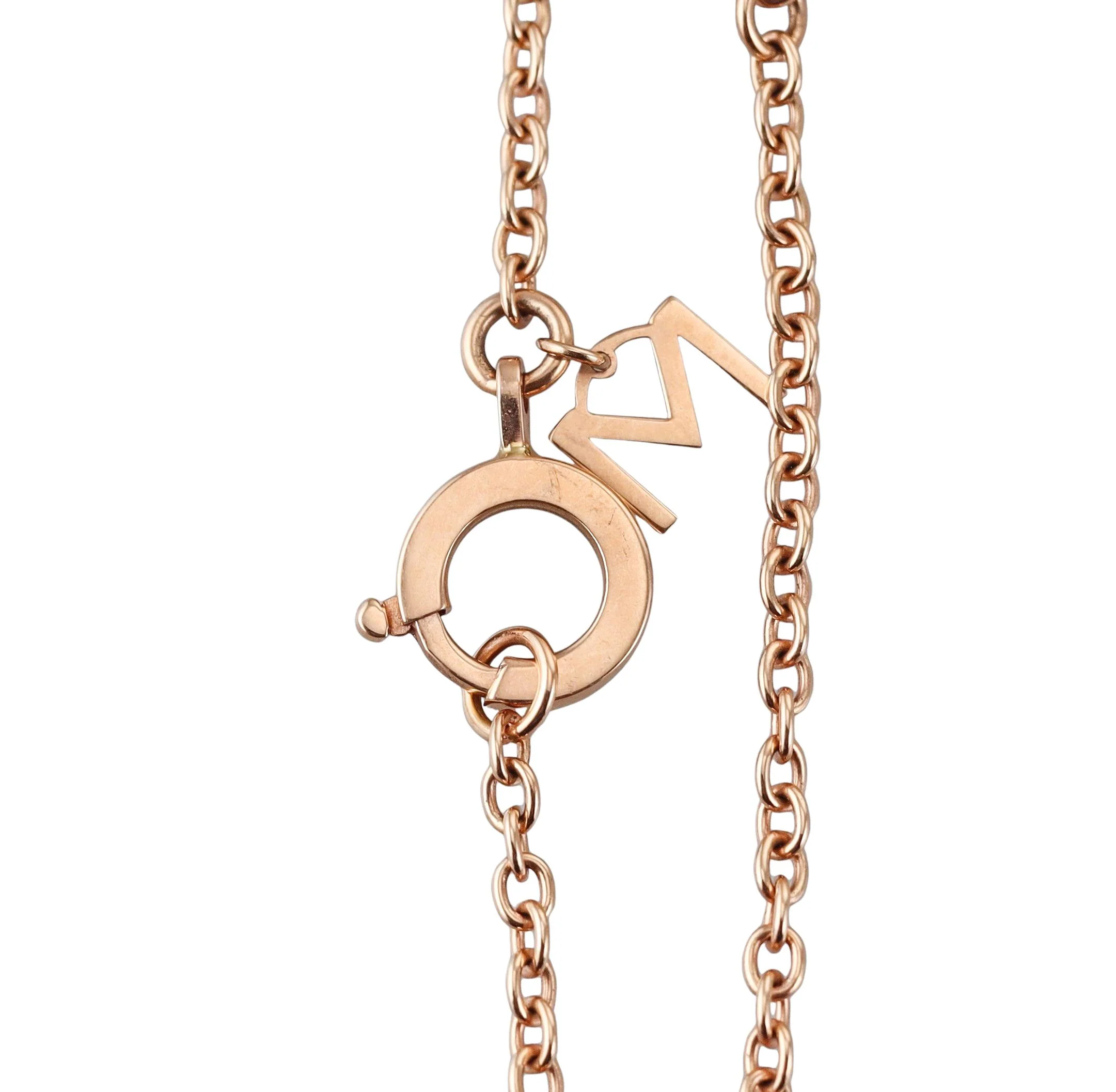 Mattioli Puzzle Blue Mother of Pearl Gold Necklace