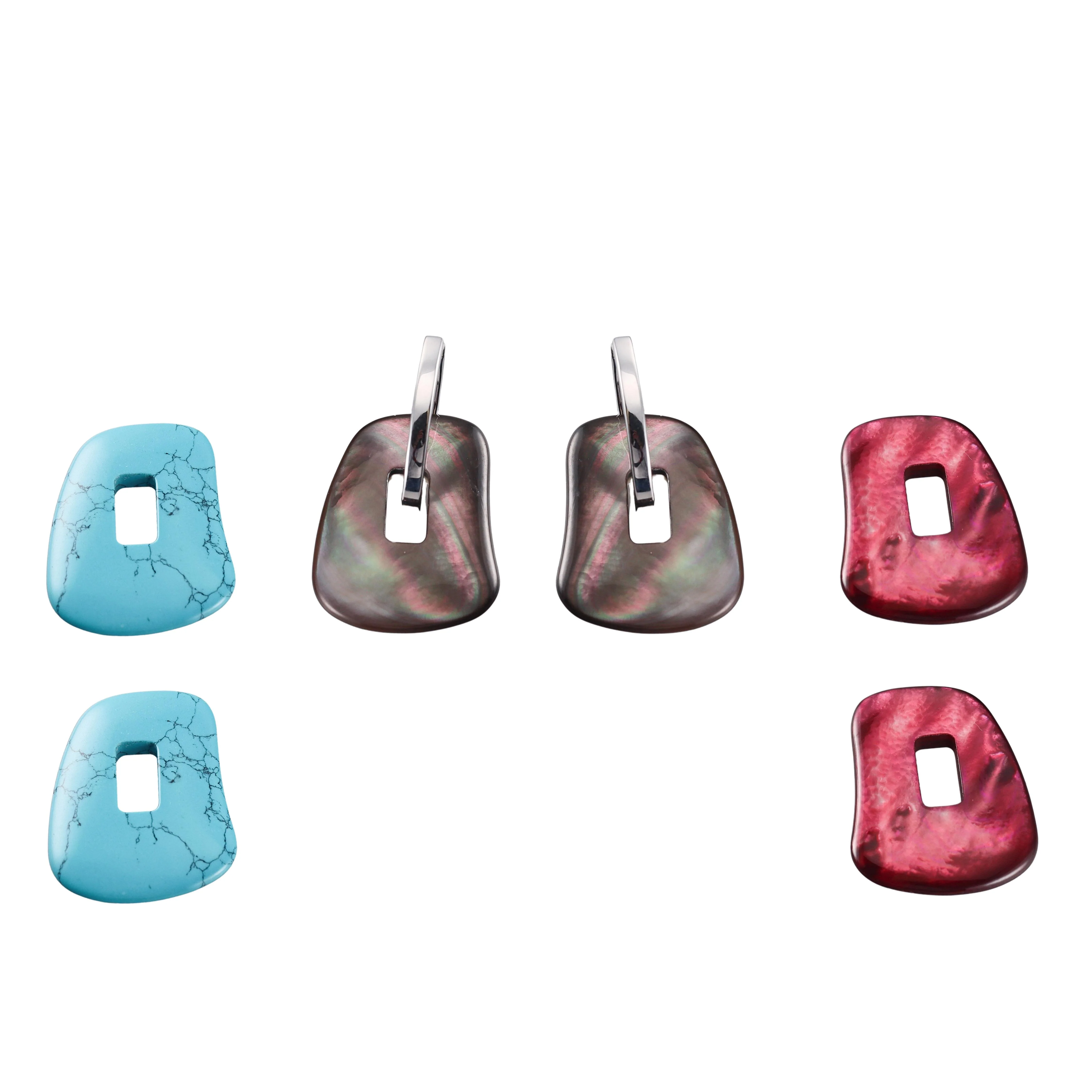 Mattioli Puzzle Gold MOP Interchangeable Earrings