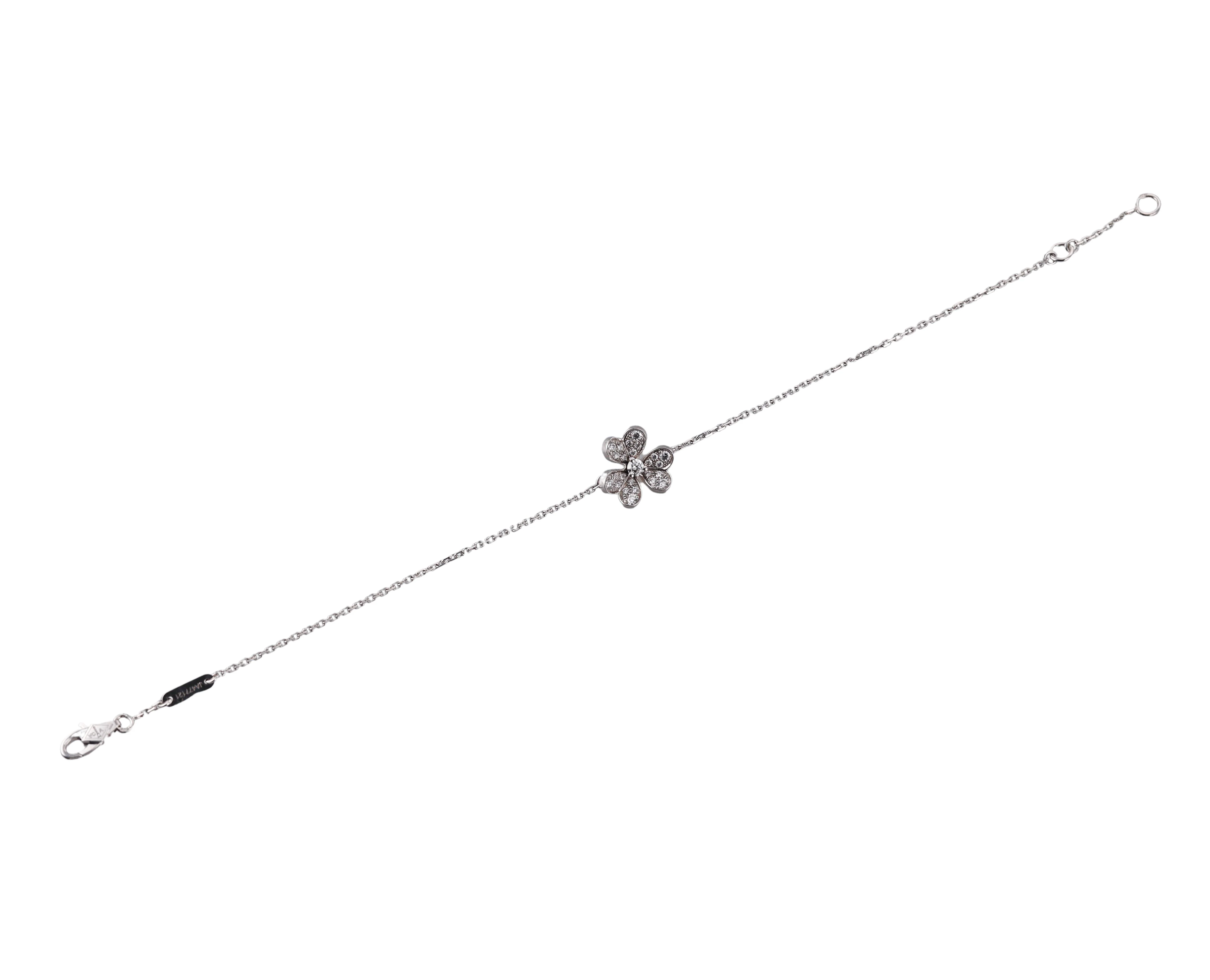 Van Cleef Arpels Frivole Diamond Gold Bracelet