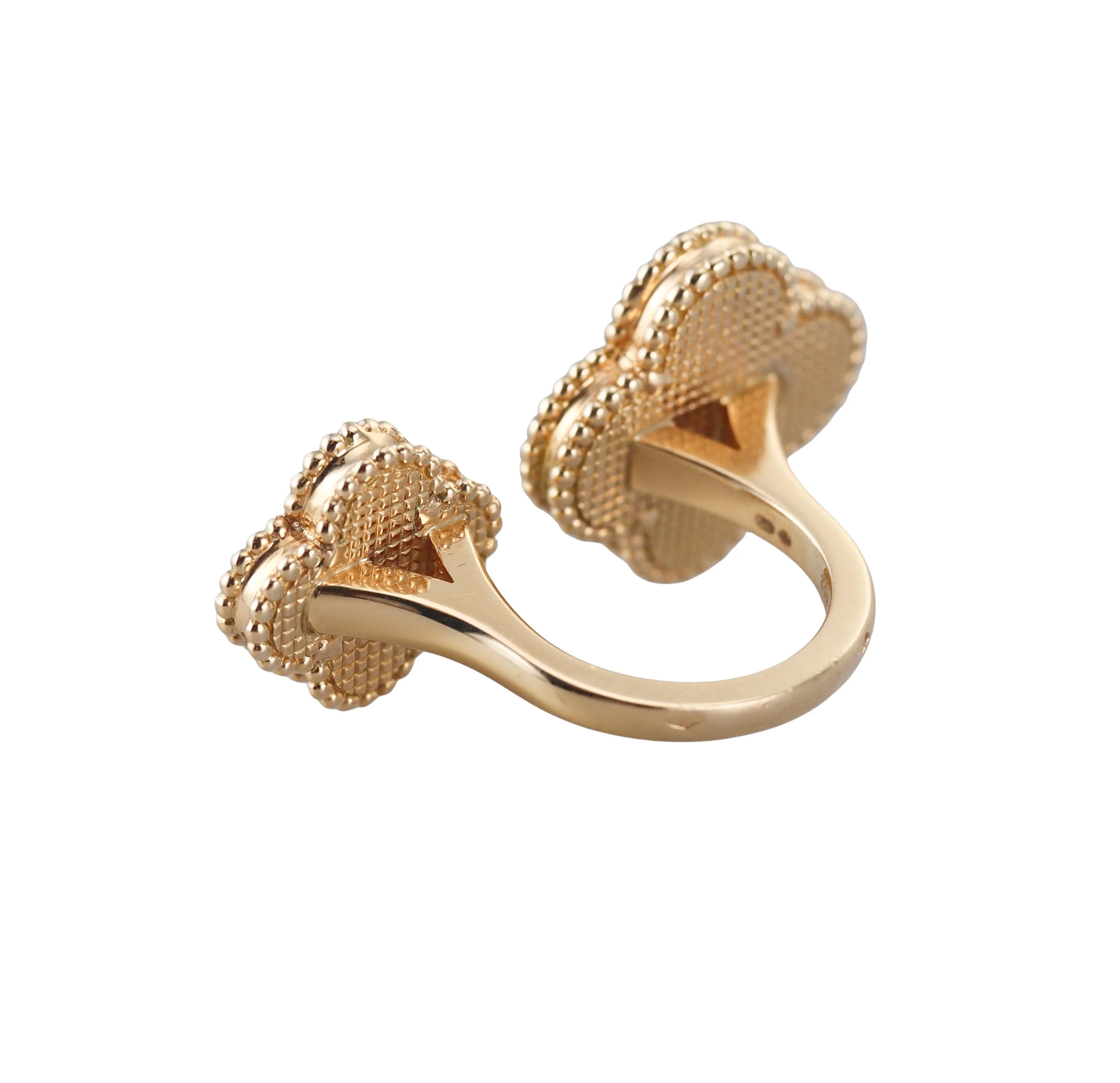 Van Cleef  Arpels Magic Alhambra Malachite Gold Between the Finger Ring