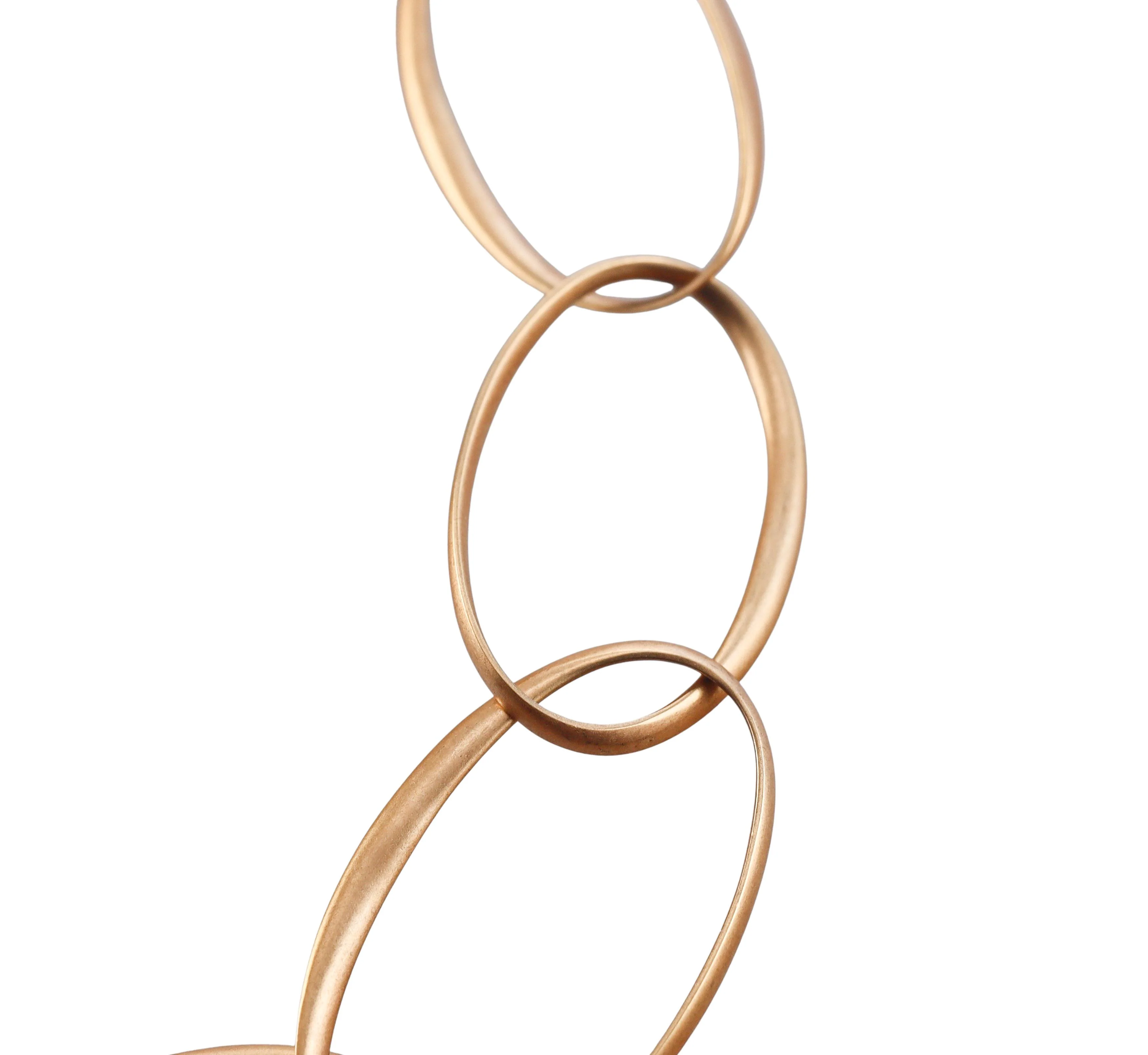 Pomellato Victoria Satin Rose Gold Oval Link Necklace