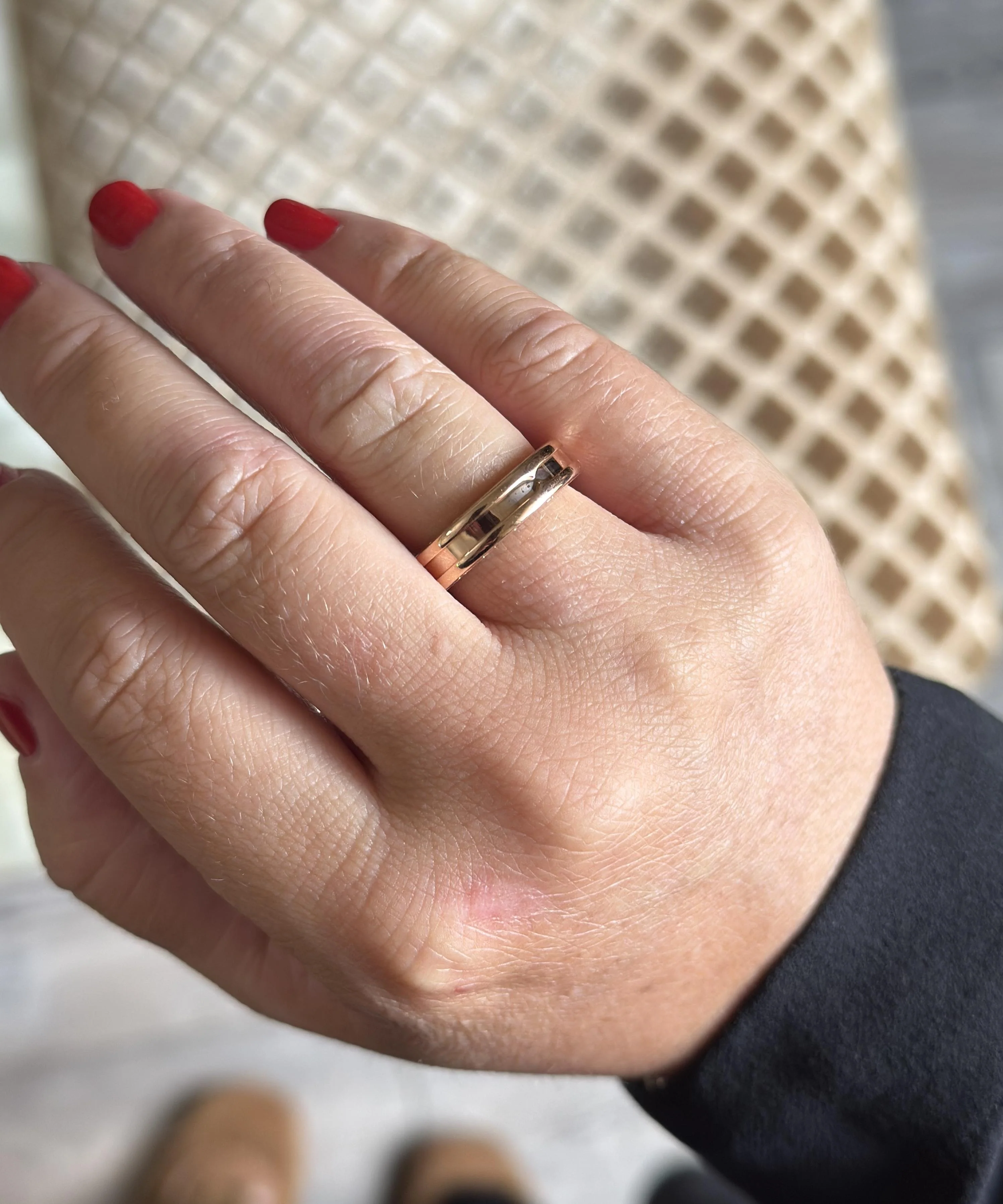 Bvlgari Bulgari B.Zero1 18k Rose Gold Band Ring