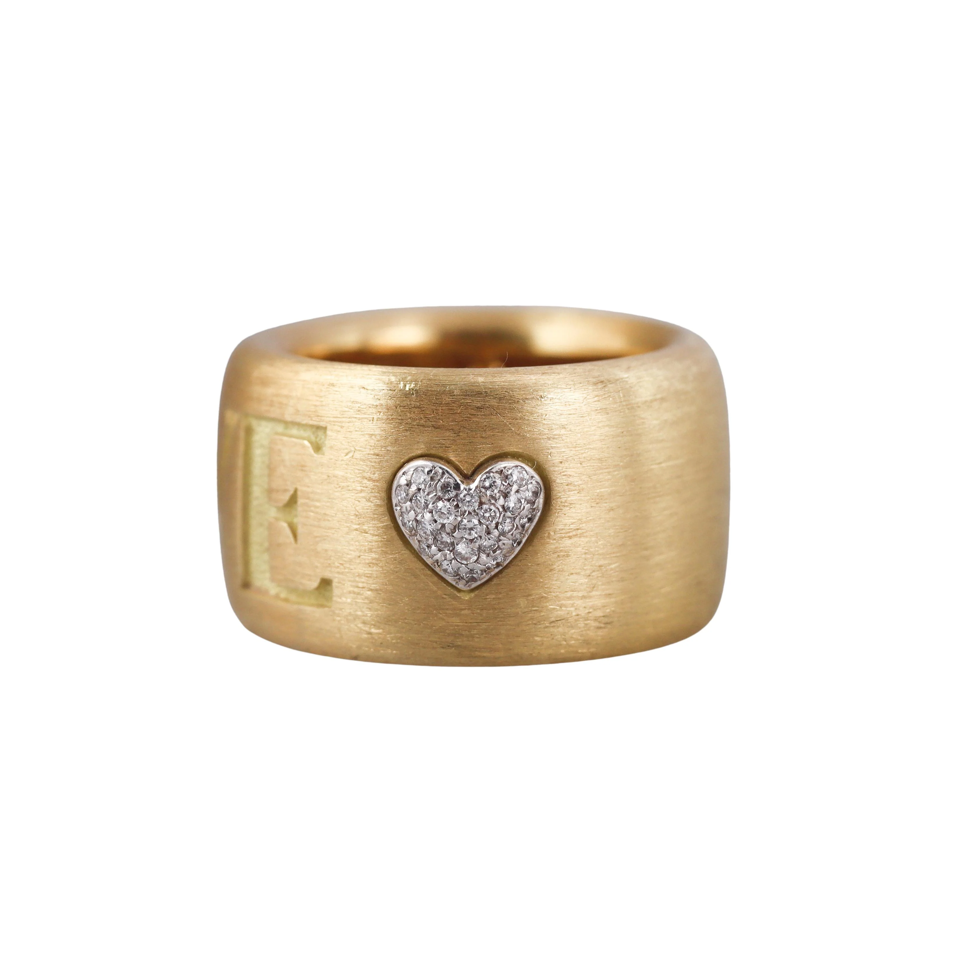 Pasquale Bruni Gold Diamond Love Band Ring