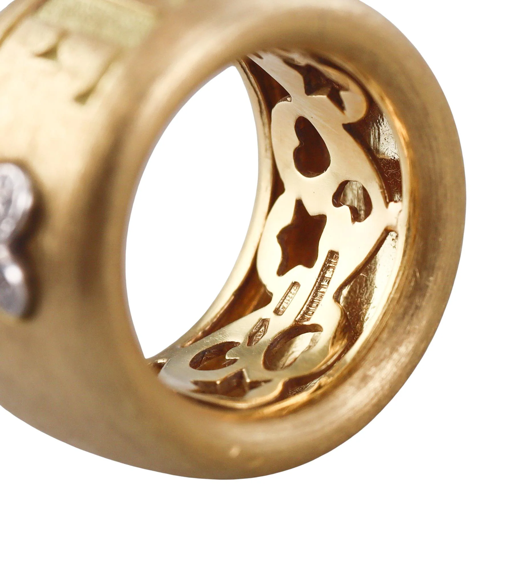 Pasquale Bruni Gold Diamond Love Band Ring