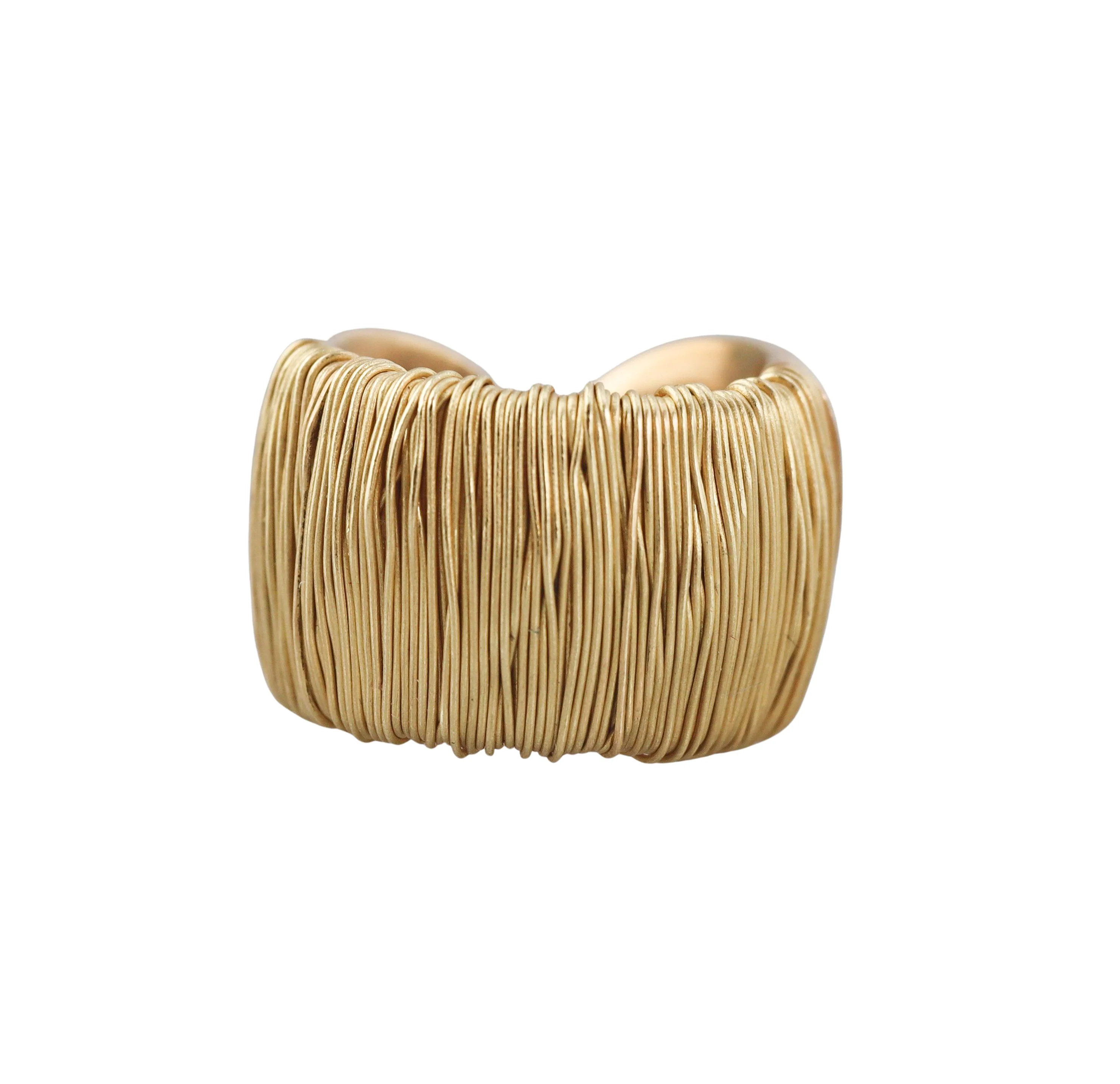 Pasquale Bruni Amor Est Vita Diamond Heart Gold Open Band Ring