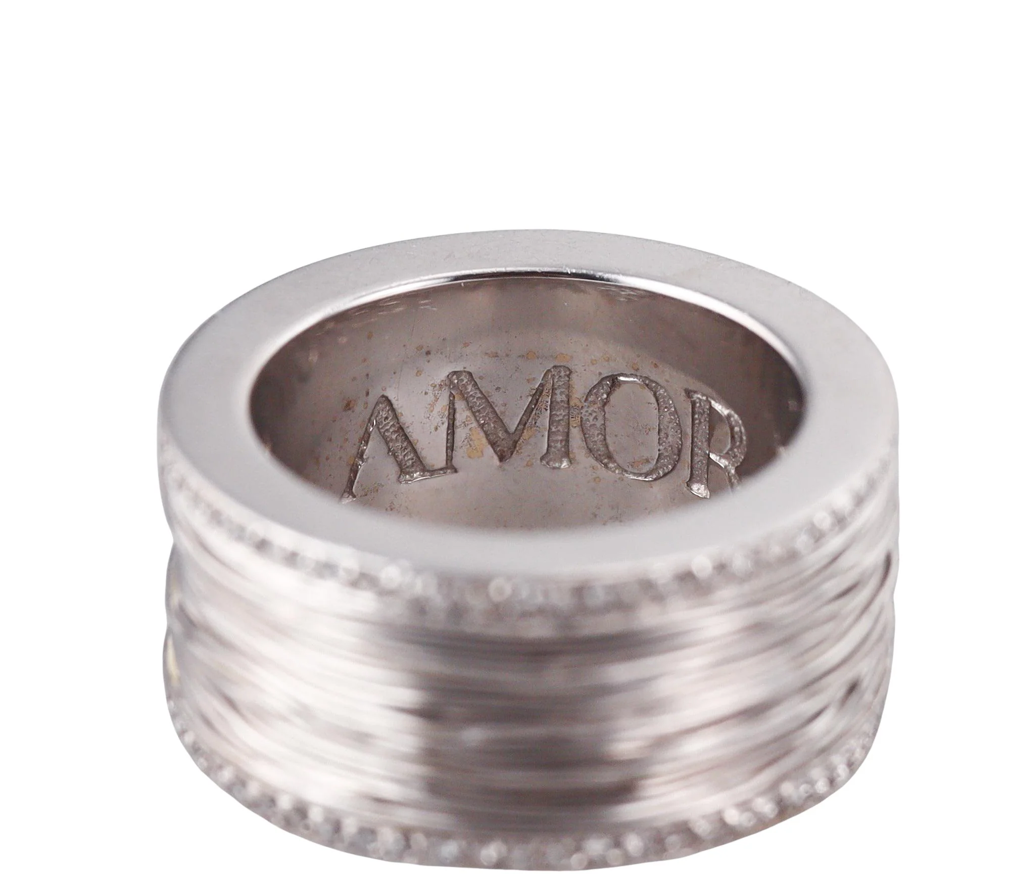 Pasquale Bruni Amor Est Vita White Gold Diamond Band Ring