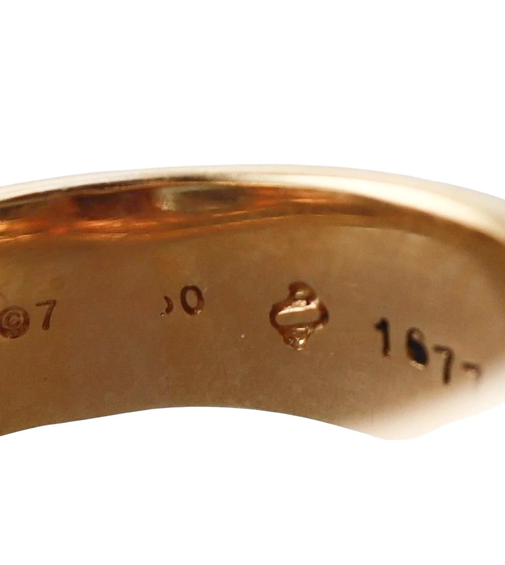 Seaman Schepps Mughal Citrine Topaz Gold Ring