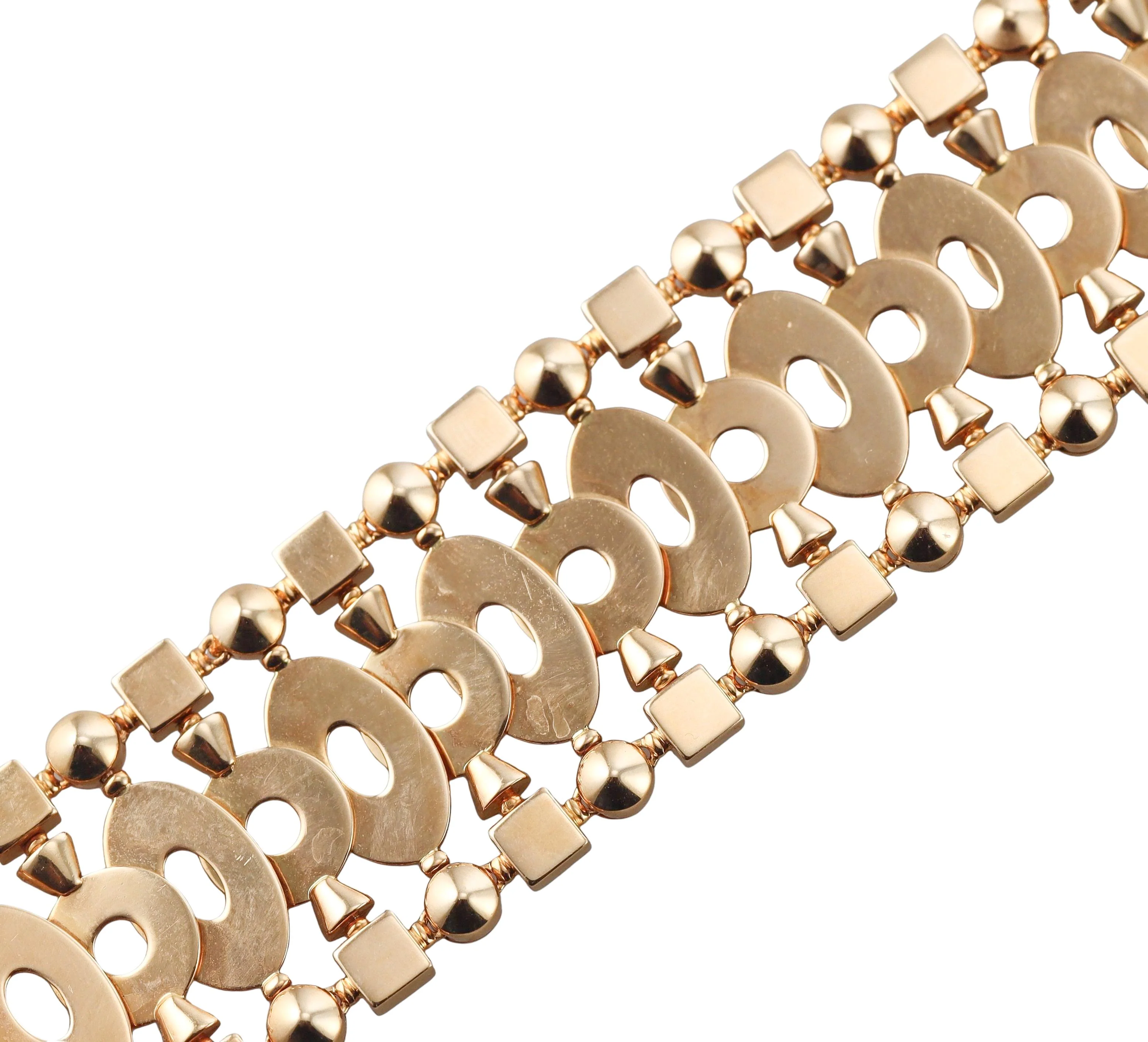 Bulgari Lucea Gold Wide Bracelet