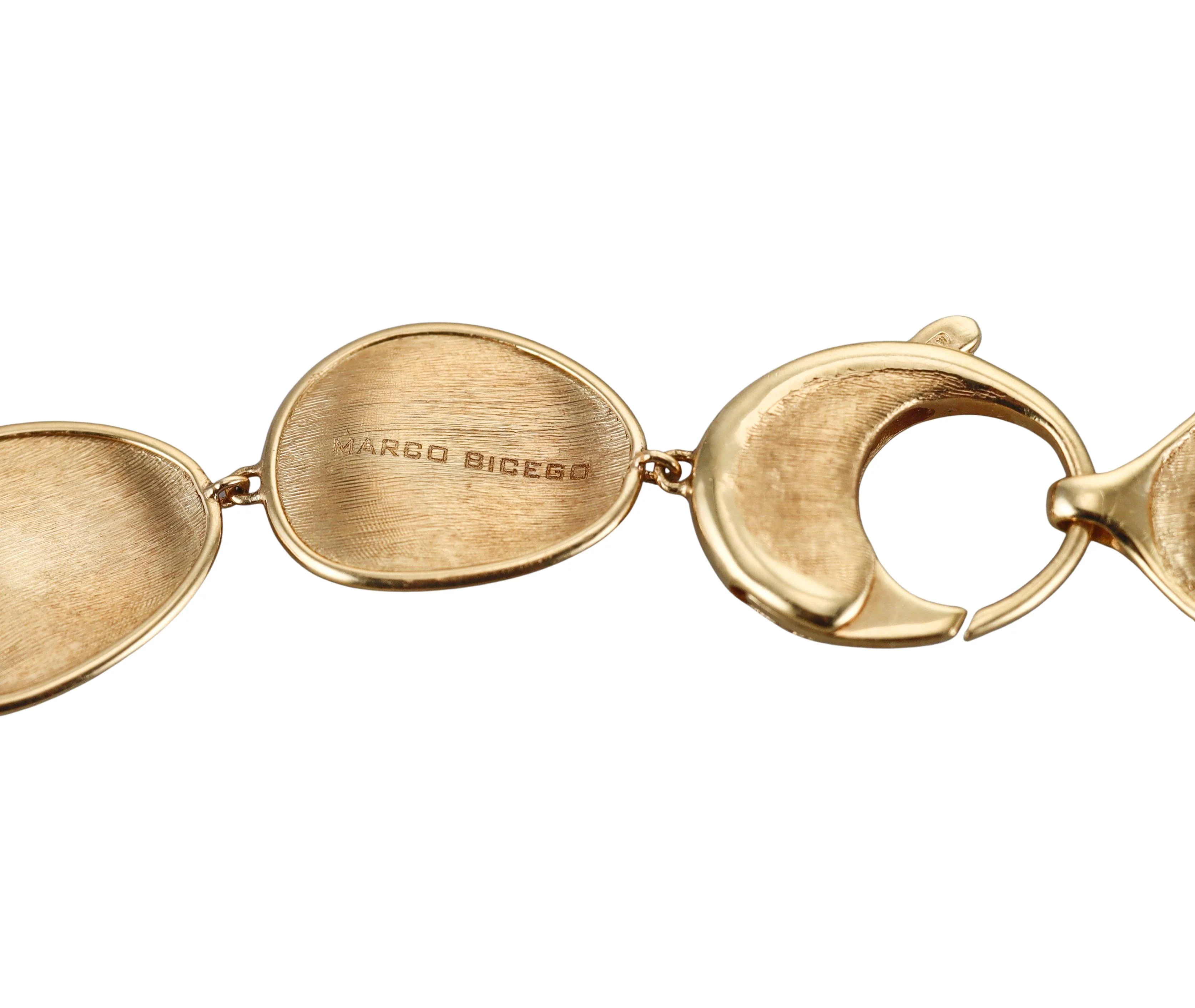 Marco Bicego Lunaria Gold Graduated Necklace