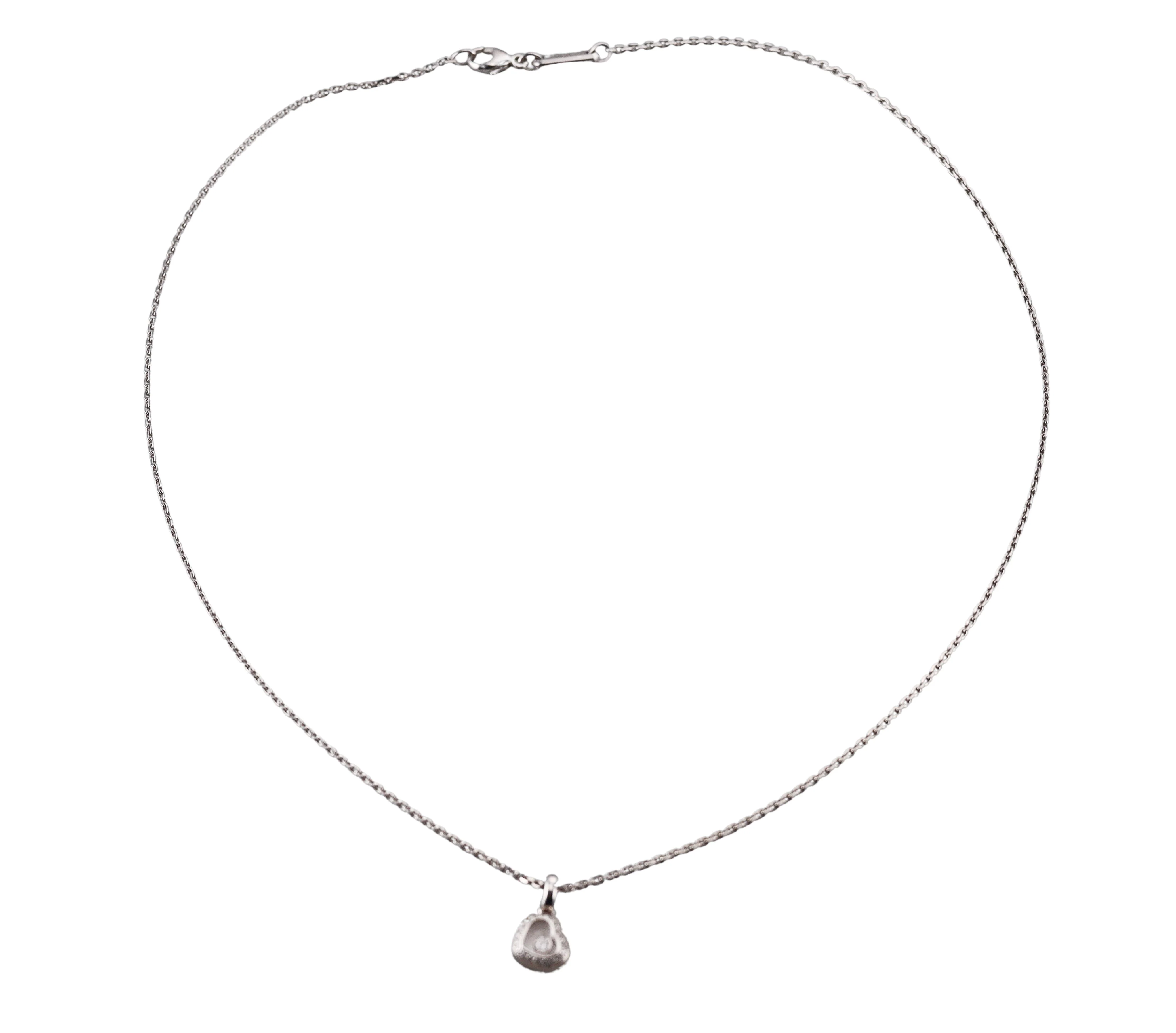 Chopard Happy Diamonds Gold Heart Pendant Necklace 79/6718-20
