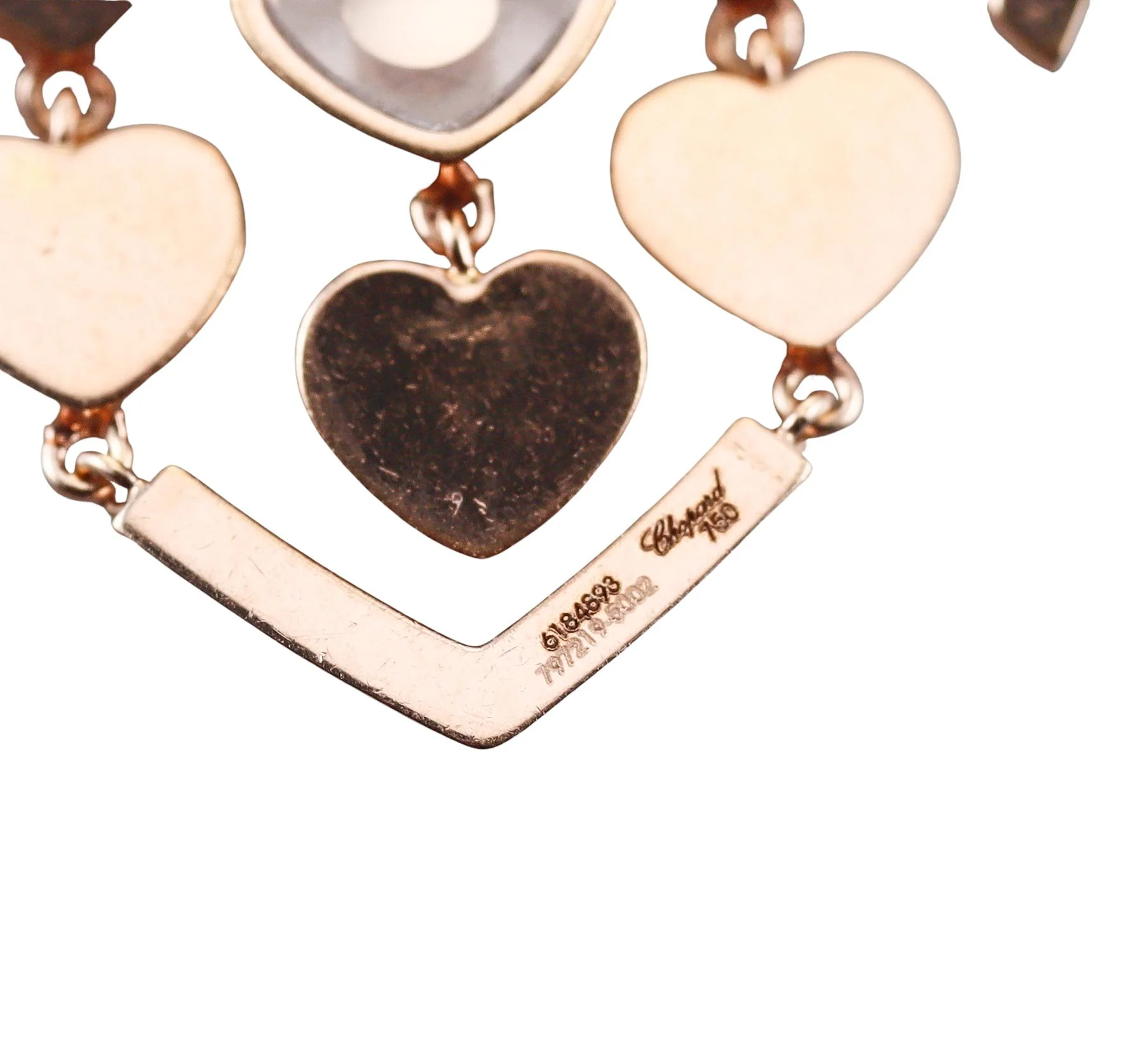 Chopard Happy Diamond Amore Diamond Rose Gold Heart Pendant Necklace 797219-5002